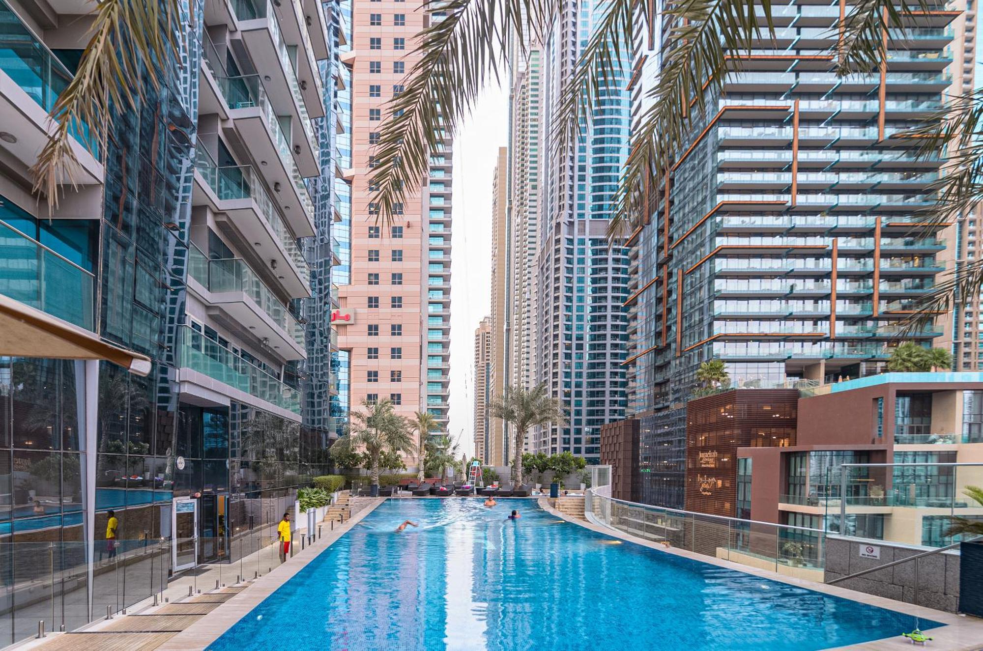 Oskena Vacation Homes- Beautiful High Floor Two Bedroom In Marina Apartamento