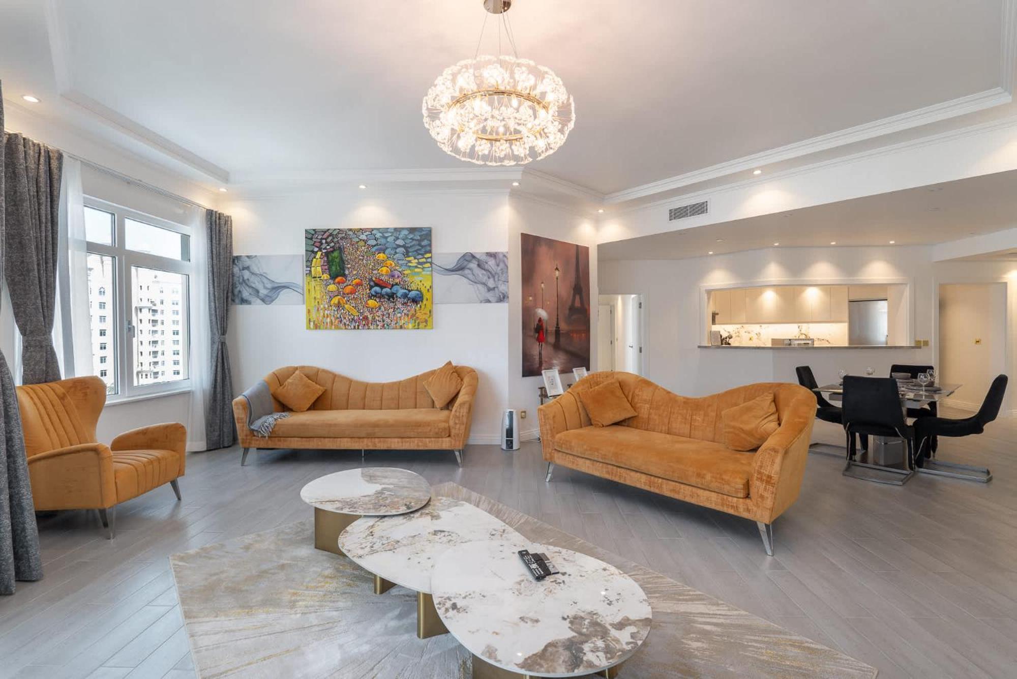 Apartamento Prestigious 3-bedroom With Access On Palm Jumeirah! Dubái