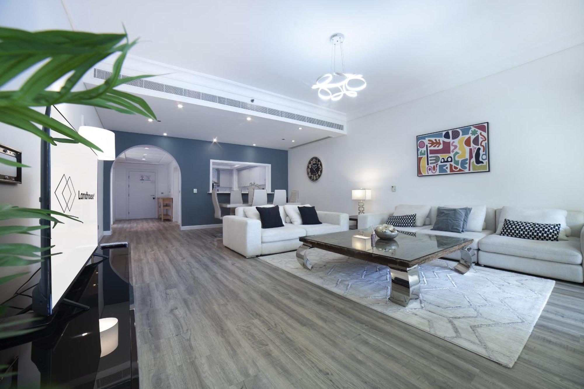 Apartamento Lux Living On Palm Jumeirah With Pool & Access Dubái