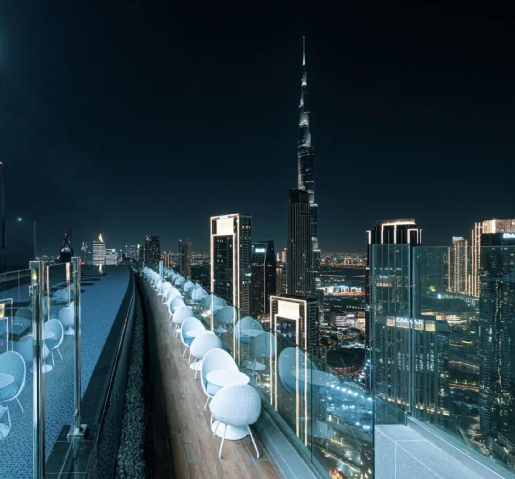 High Floor In 5 Star With Infinity Pool Burj View Gym Sauna Apartamento