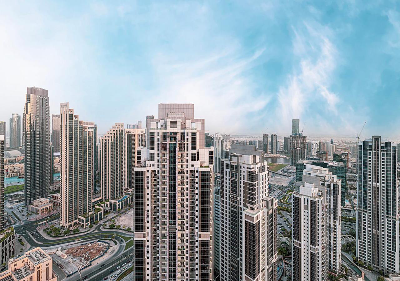 High Floor In 5 Star With Infinity Pool Burj View Gym Sauna Apartamento *