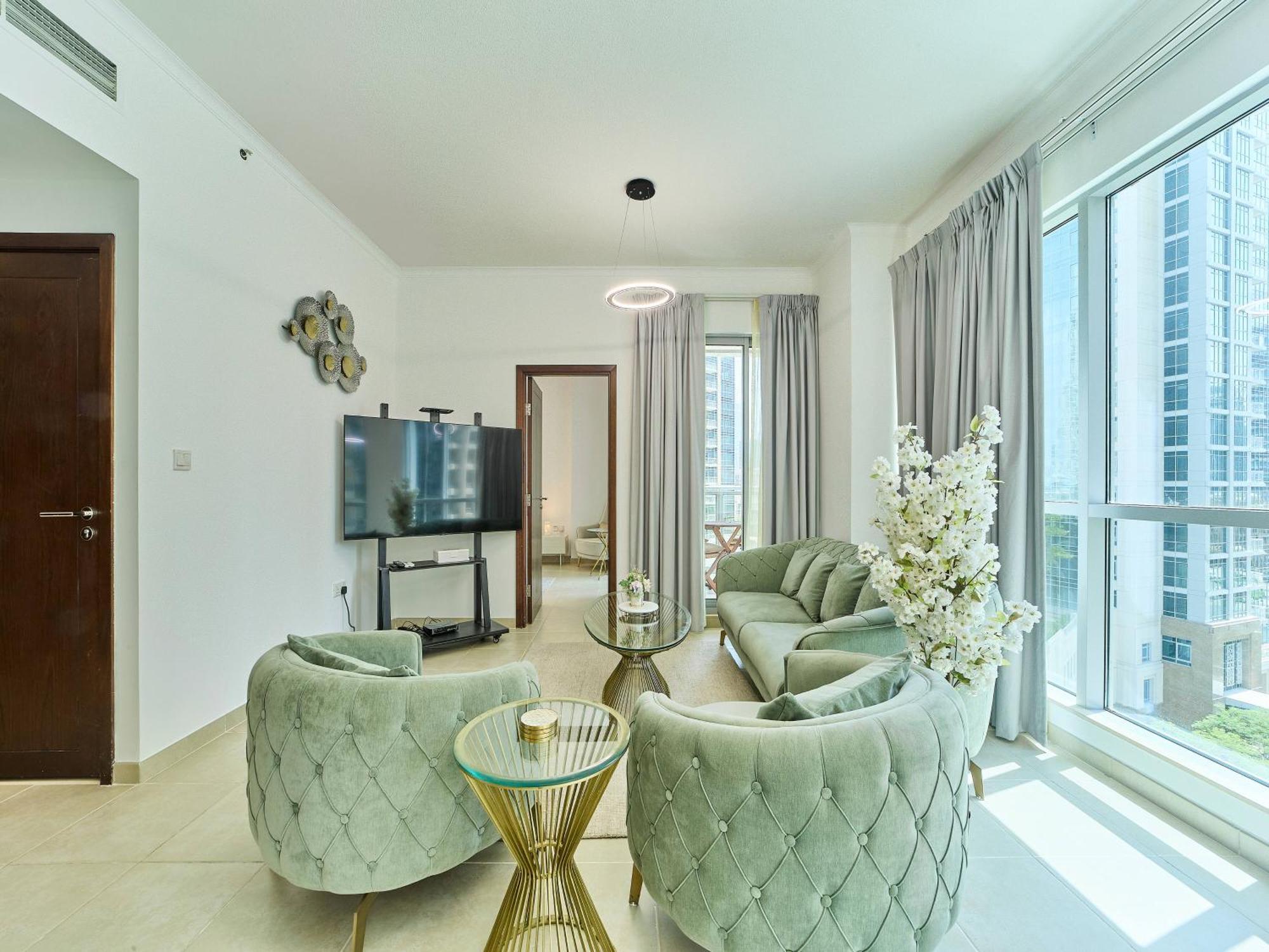 Golden Homes Burj Residences Tower 05 1br View Near Mall & Burj Khalifa Dubaï