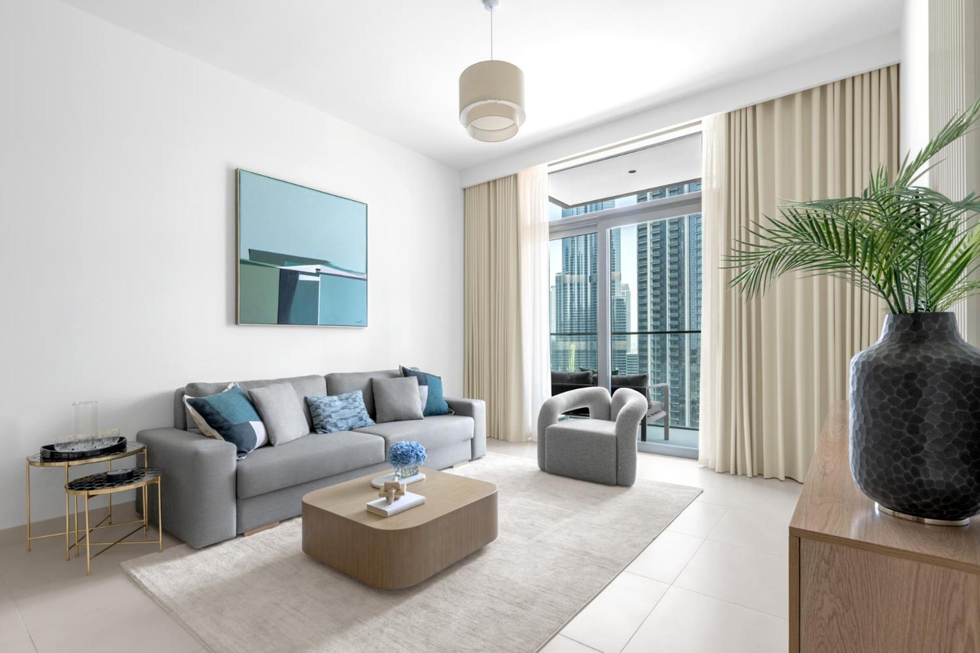 Appartement Stunning 3 Bedroom With Burj Khalifa And Fountain Views - Sleeps 9 - 2 Balconies Dubaï