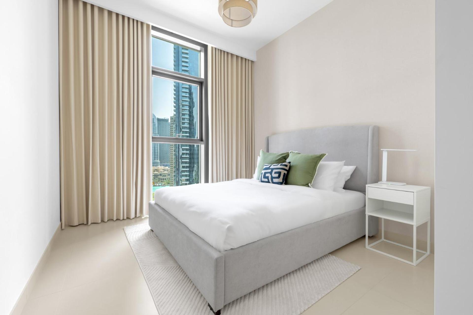 Stunning 3 Bedroom With Burj Khalifa And Fountain Views - Sleeps 9 - 2 Balconies Appartement *