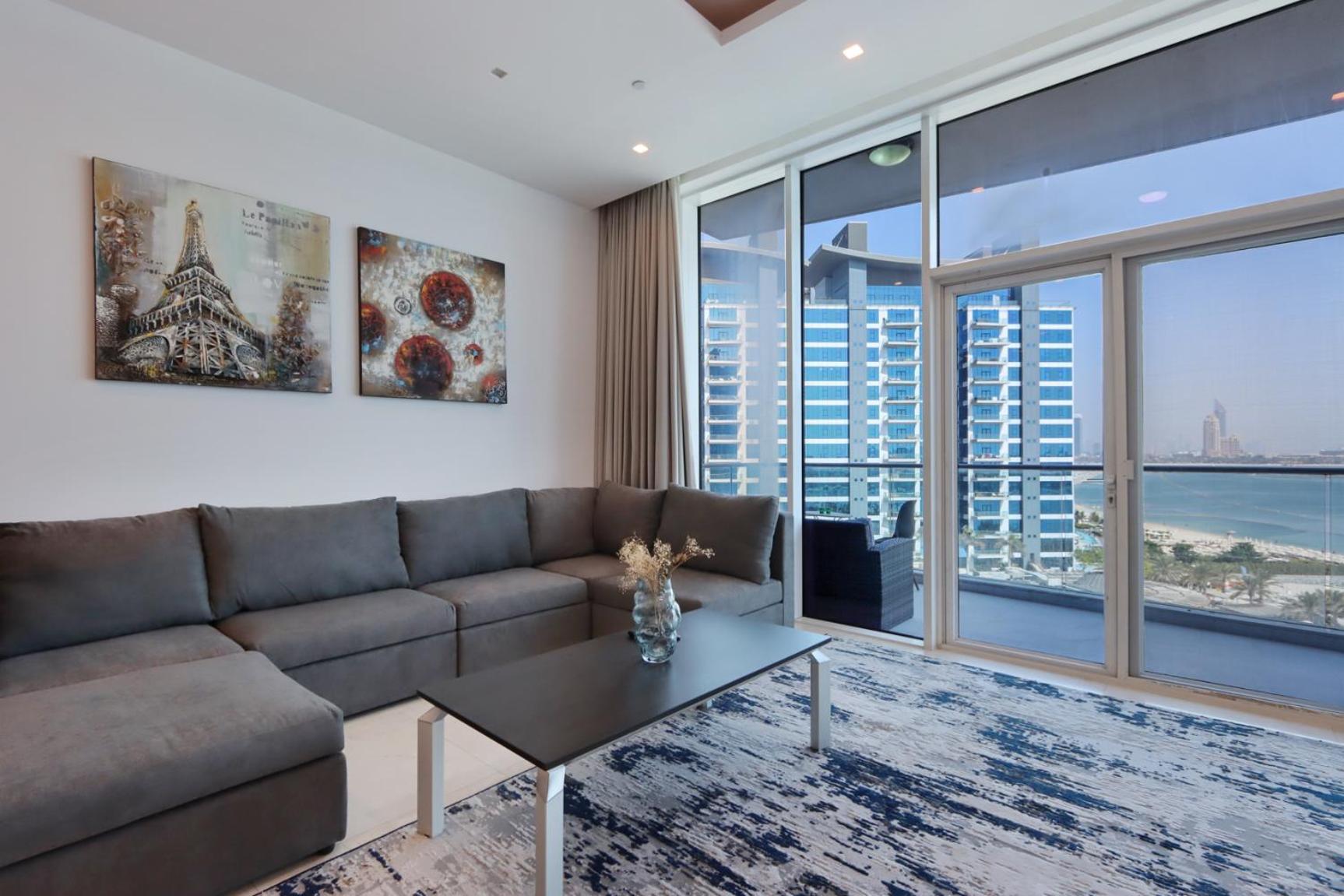 Appartement Livbnb - 1br With Sea View & Access Dubaï