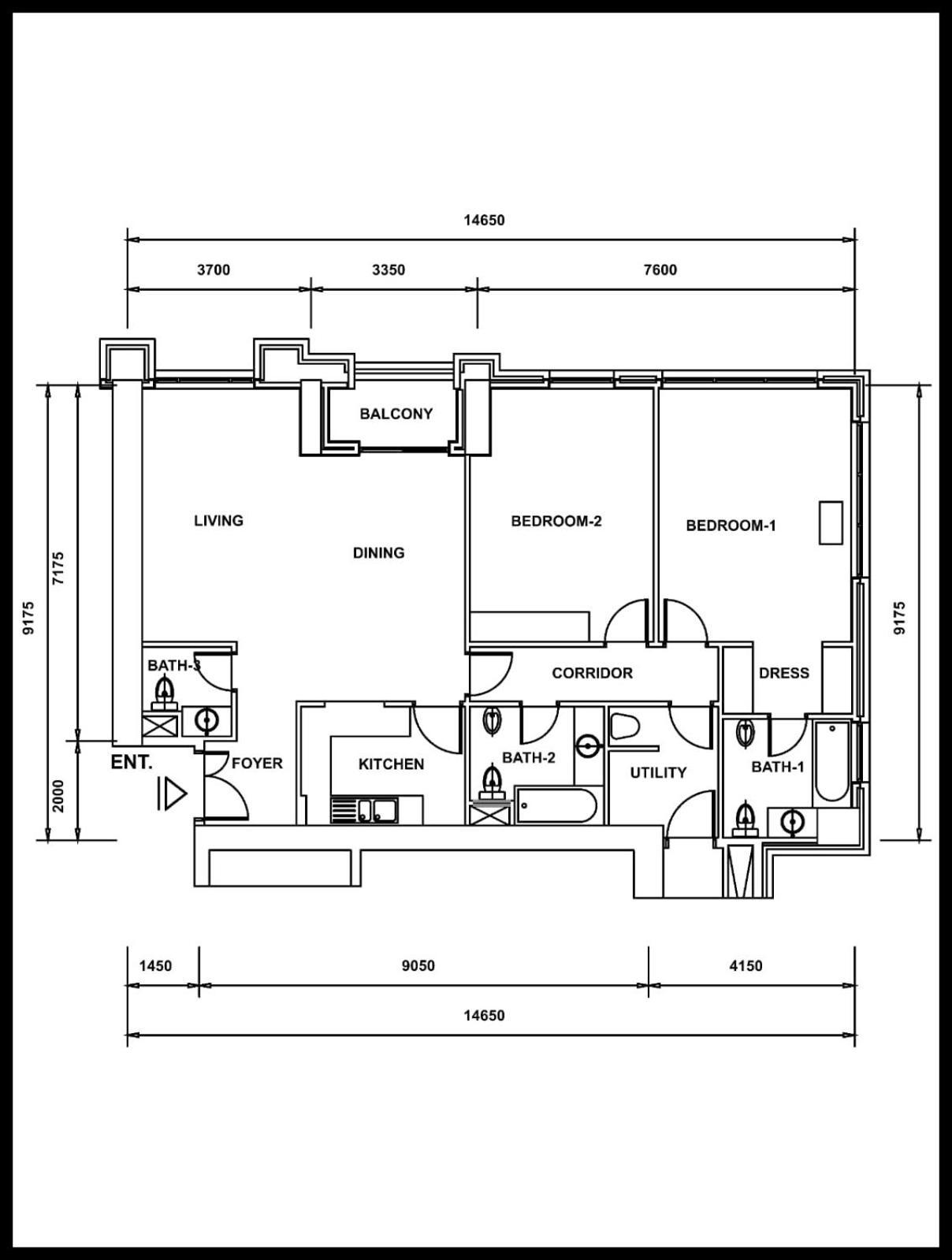 Luxury Beachfront 2bd Apt, Shams, Jbr Dubái