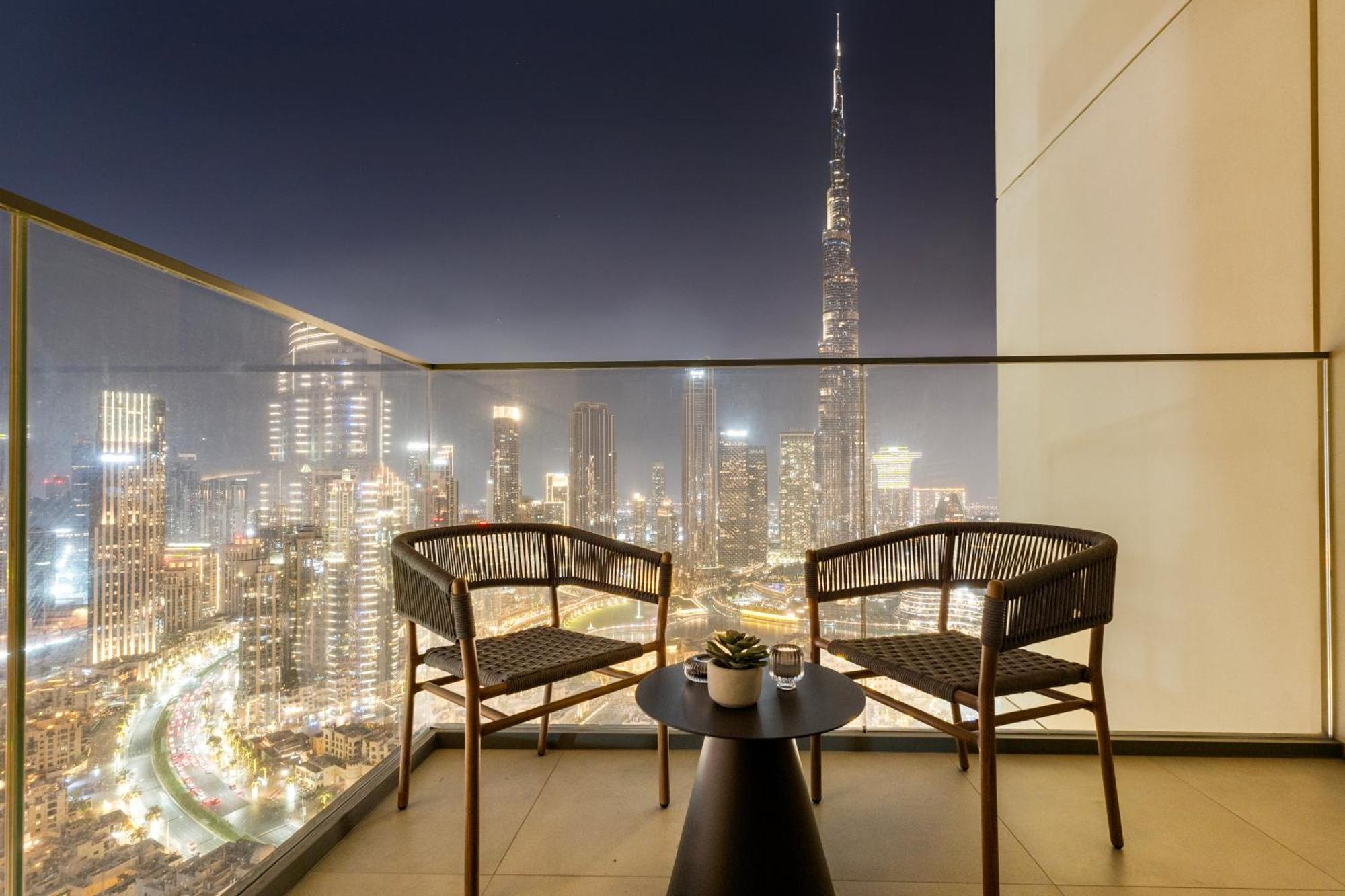 Full Fountain And Burj View - 3br Burj Royale Lejlighed Dubai