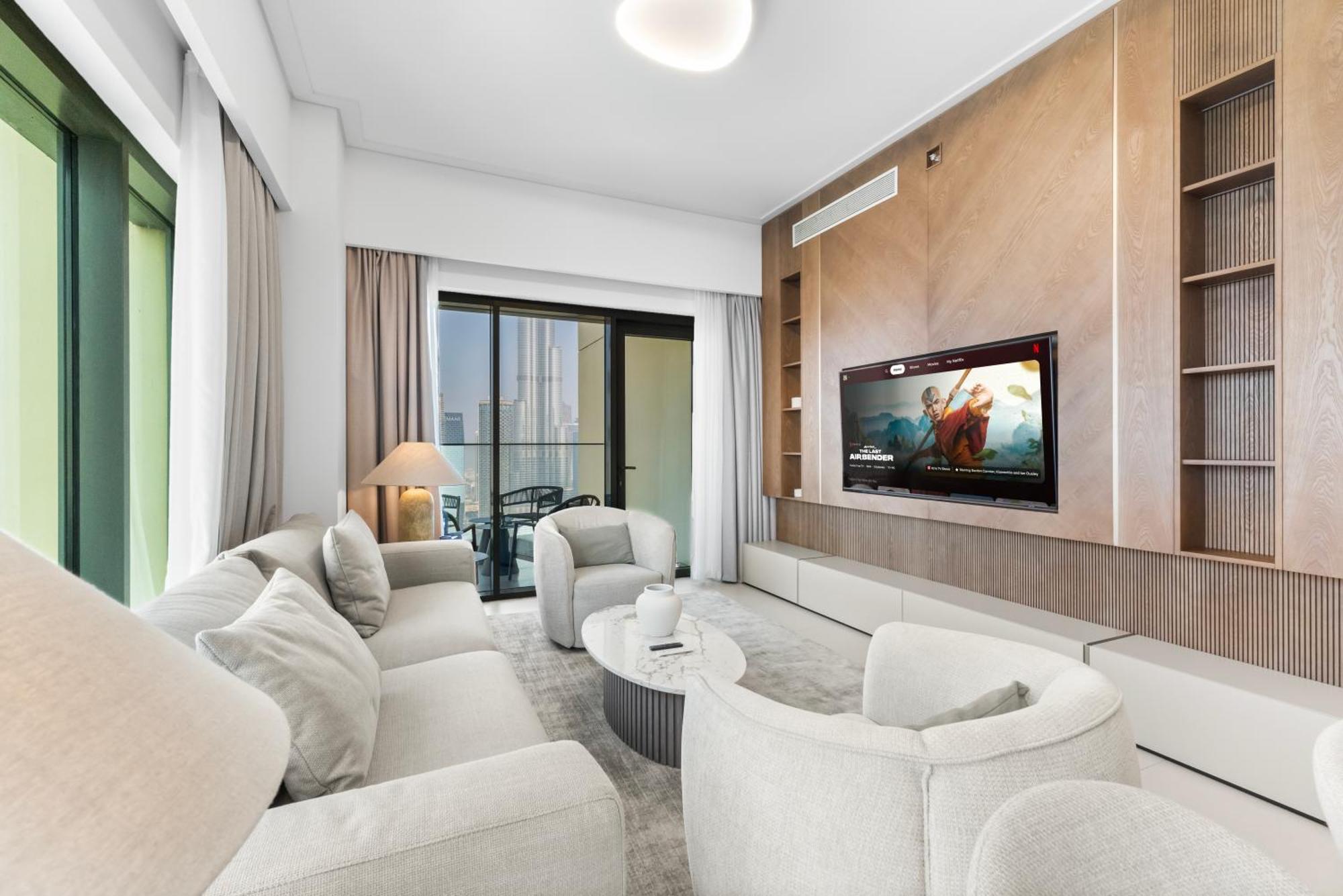 Full Fountain And Burj View - 3br Burj Royale Lejlighed
