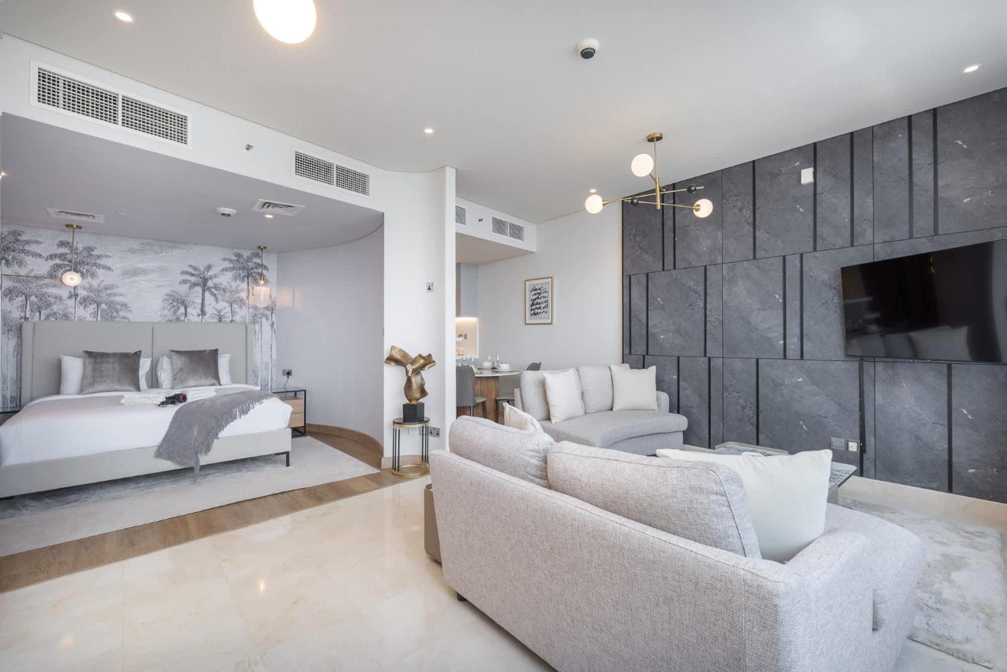 Stylish With Impressive Decor And Furniture At Sky Garden! Appartamento *