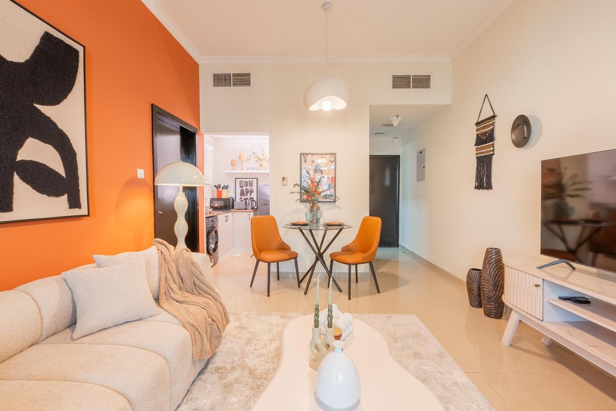 Lejlighed Stylish 1br Apartment! Near Metro & Stroll To Marina *