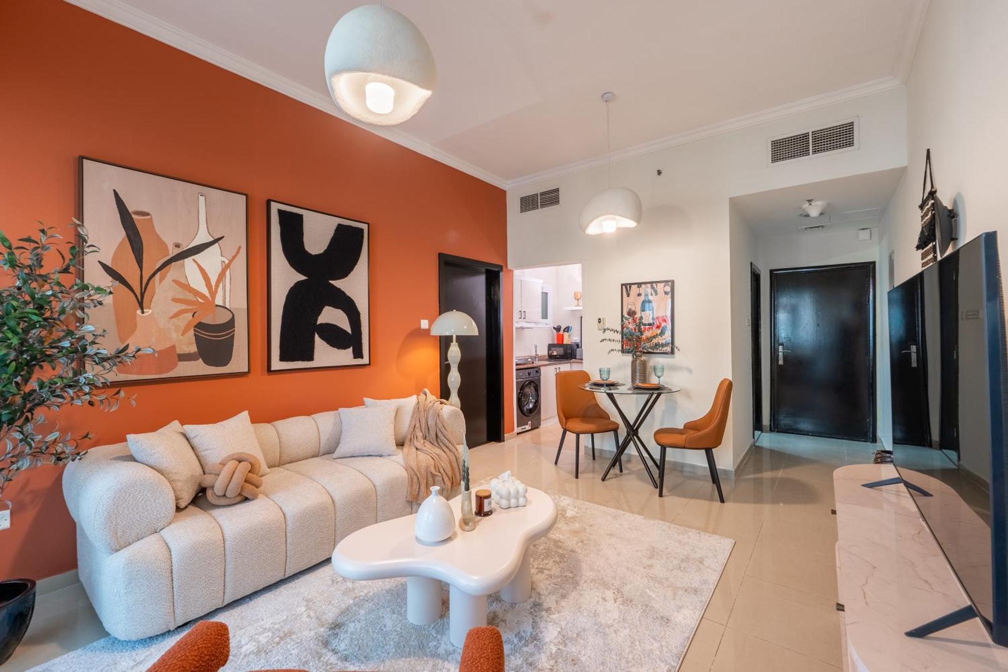 Lejlighed Stylish 1br Apartment! Near Metro & Stroll To Marina *