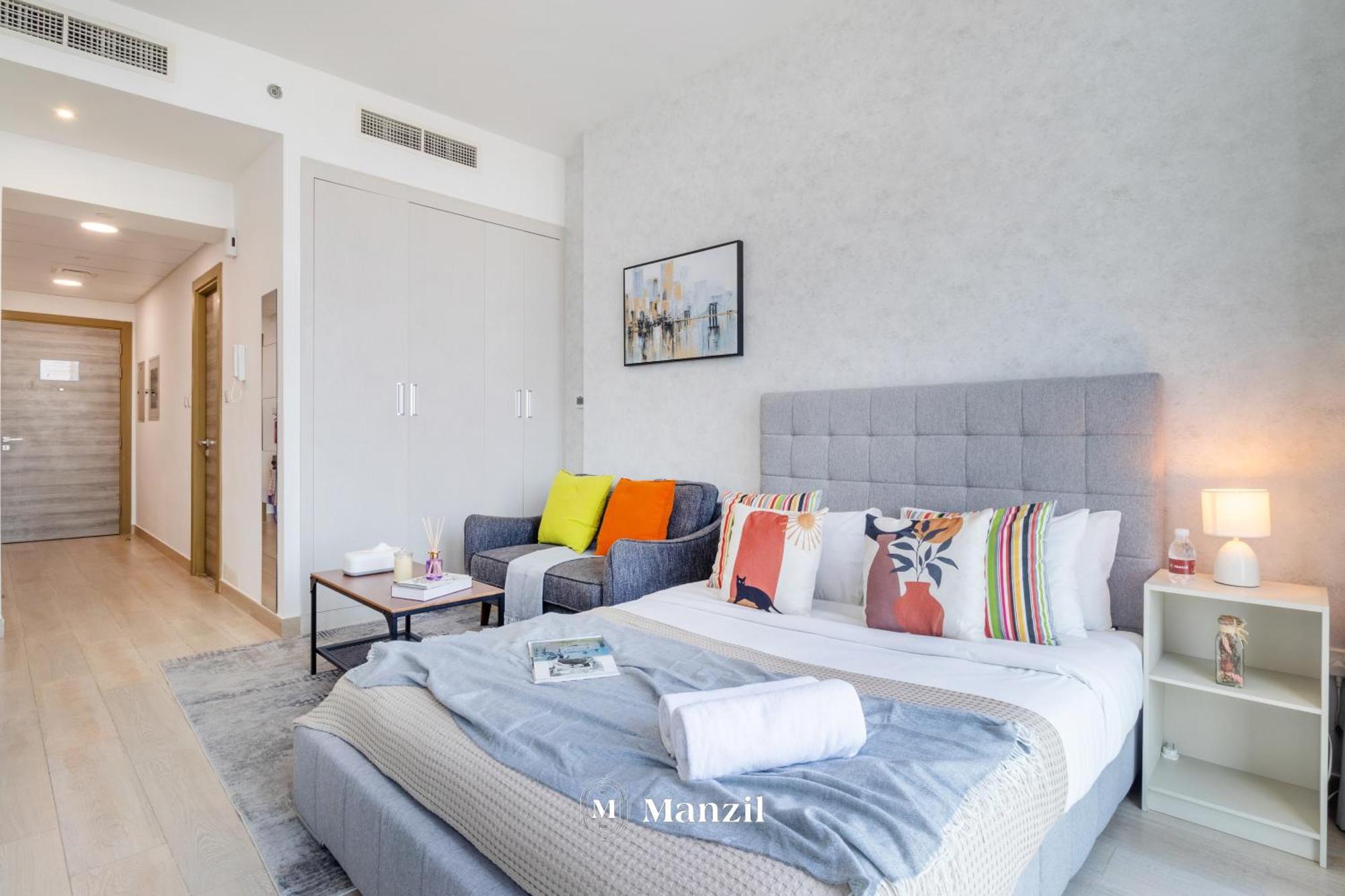 Apartamento Manzil - Stylish Living In Jvc, Views And Pool Dubái