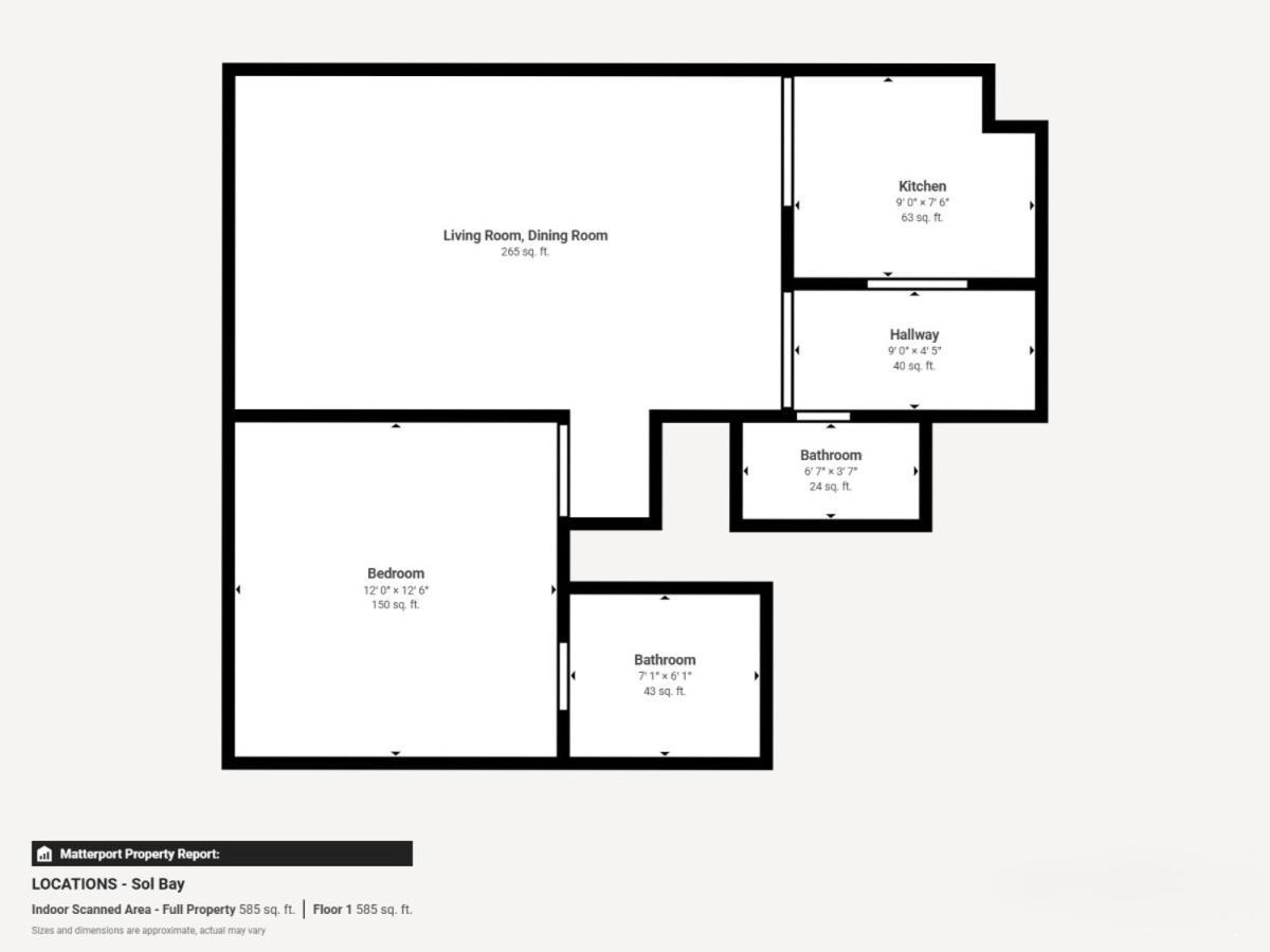 Appartement Sol Bay - One Bed With Distant Burj Khalifa View *