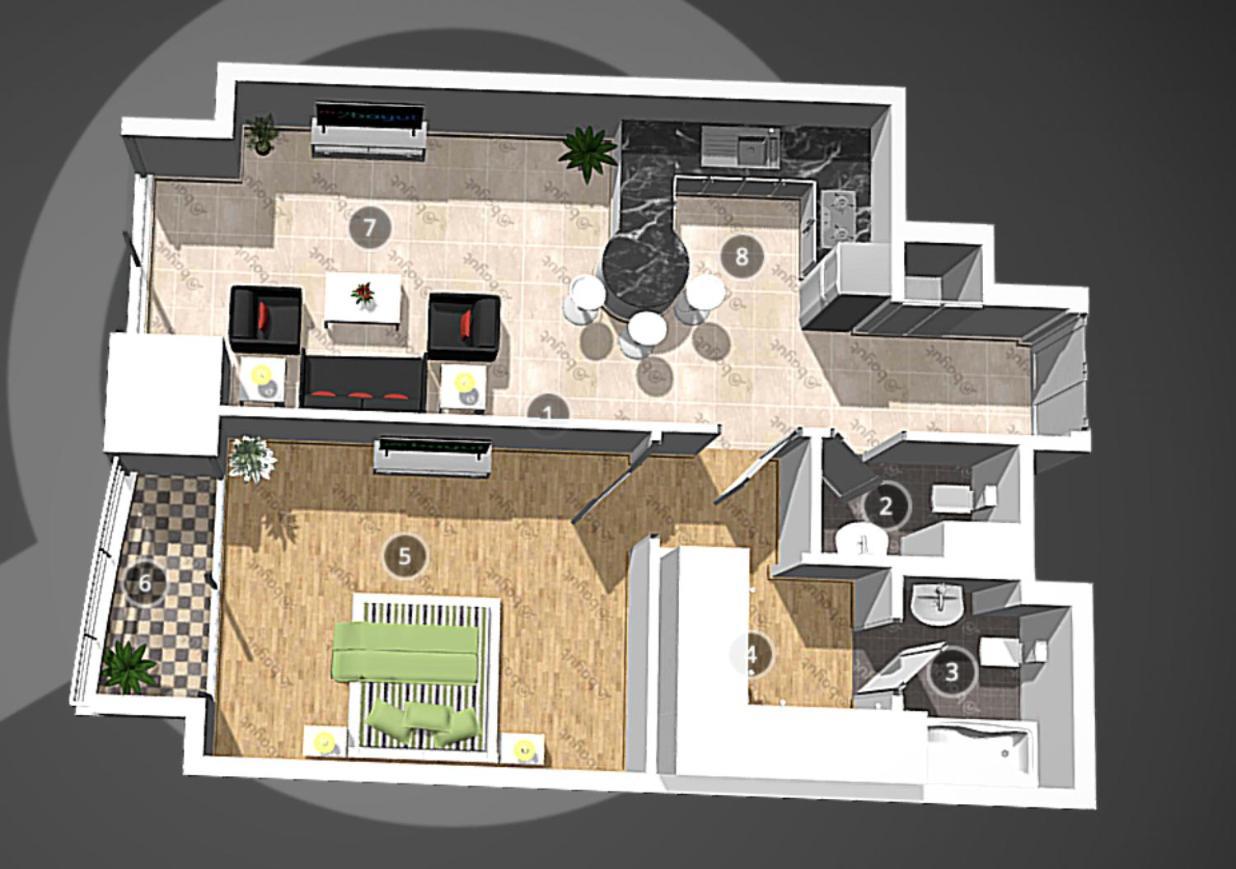 Appartement Sea View 1 Bedroom Flat, Luxury Amenities, Near & Tram With Free Parking In Marina