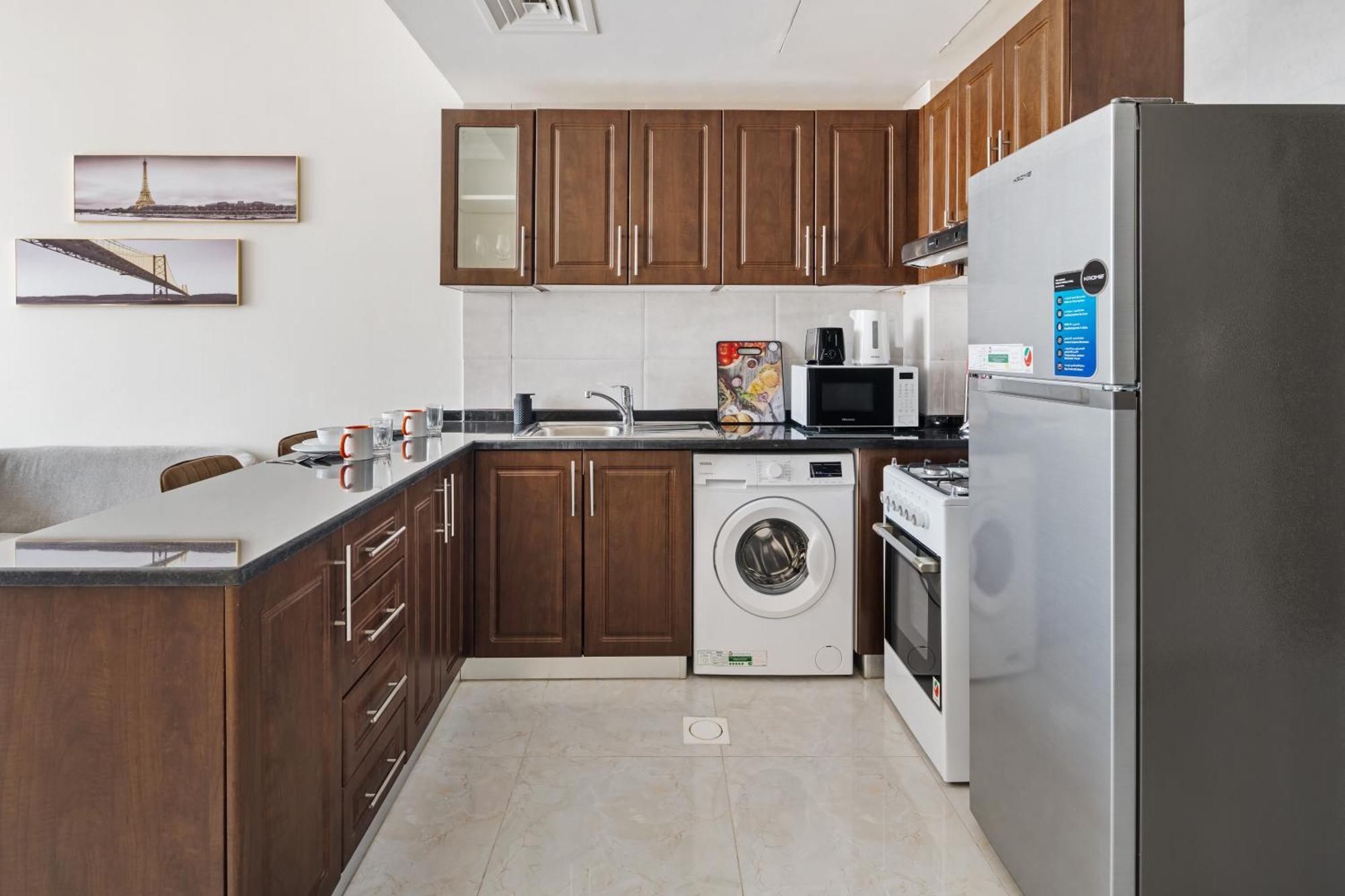 Apartamento Bright In The Heart Of Silicon Oasis