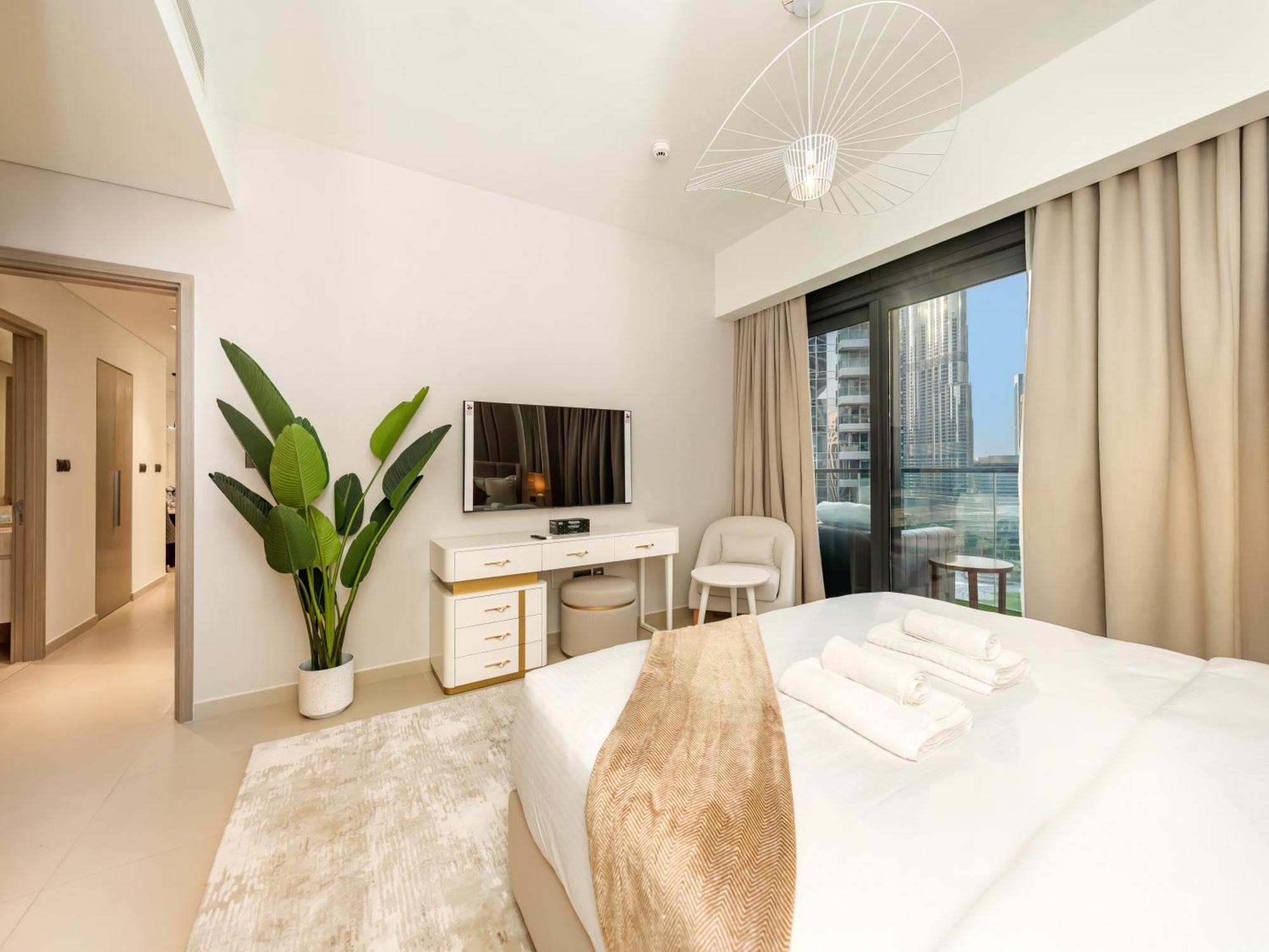 Apartamento Exquisite 2 Bedroom I Burj Khalifa & Fountain Views I Free Gym, Pool, Parking, Wi-fi And Ps5 I By Skyline Serenity *