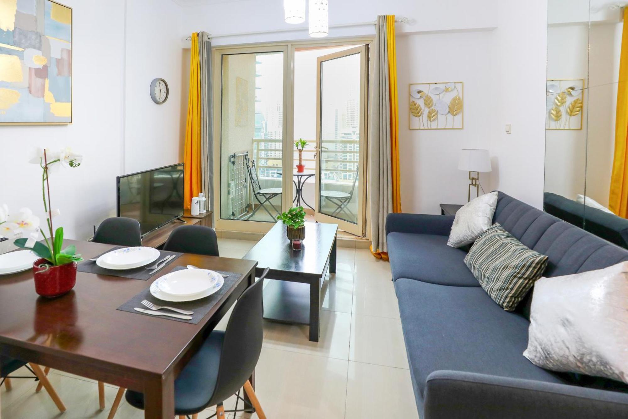 Apartamento Superb 1bed Marina View Pool Jbr Parking