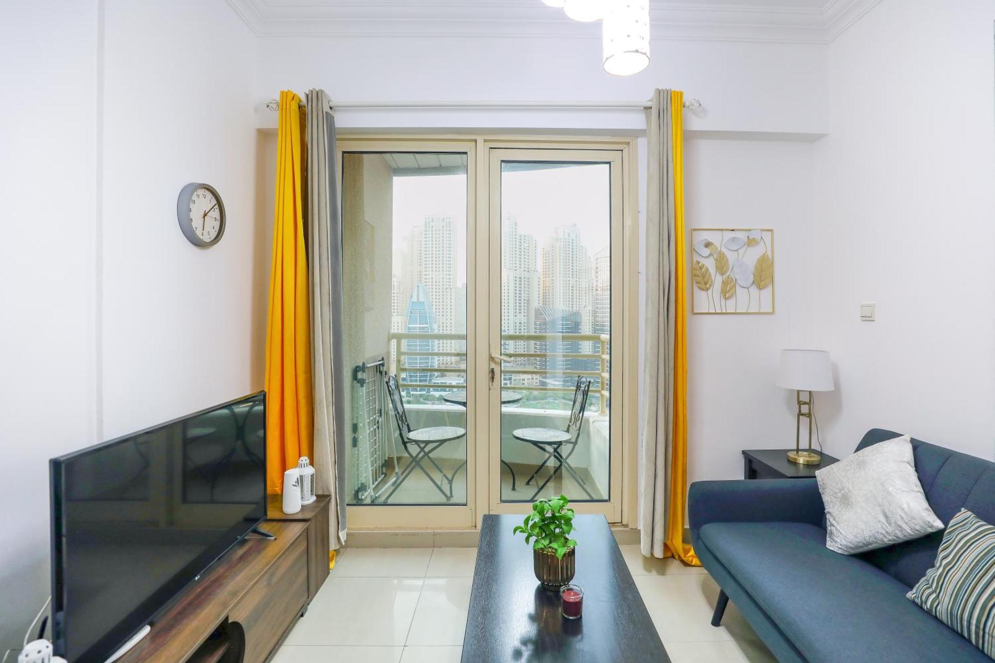 Superb 1bed Marina View Pool Jbr Parking Apartamento