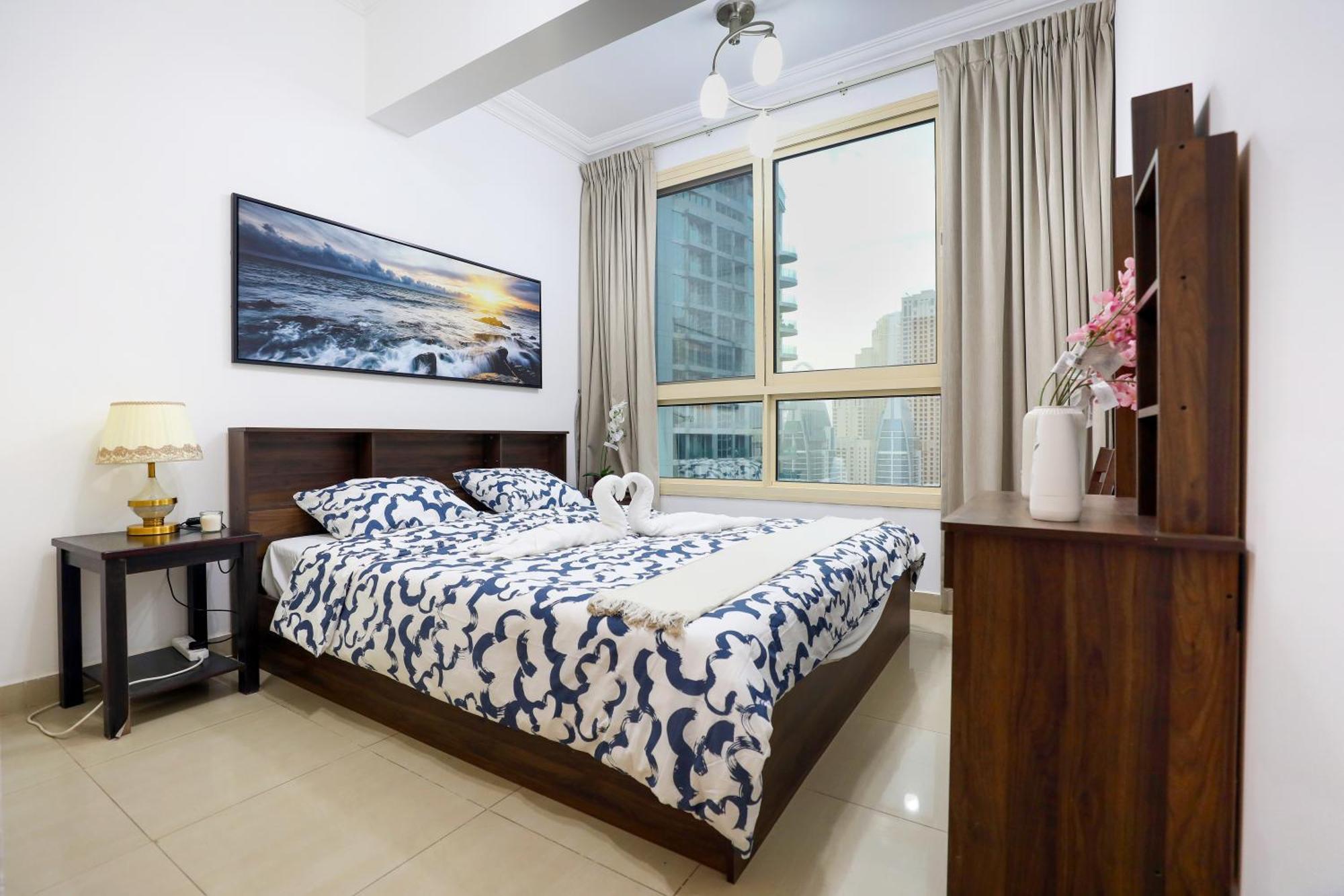 Superb 1bed Marina View Pool Jbr Parking Apartamento