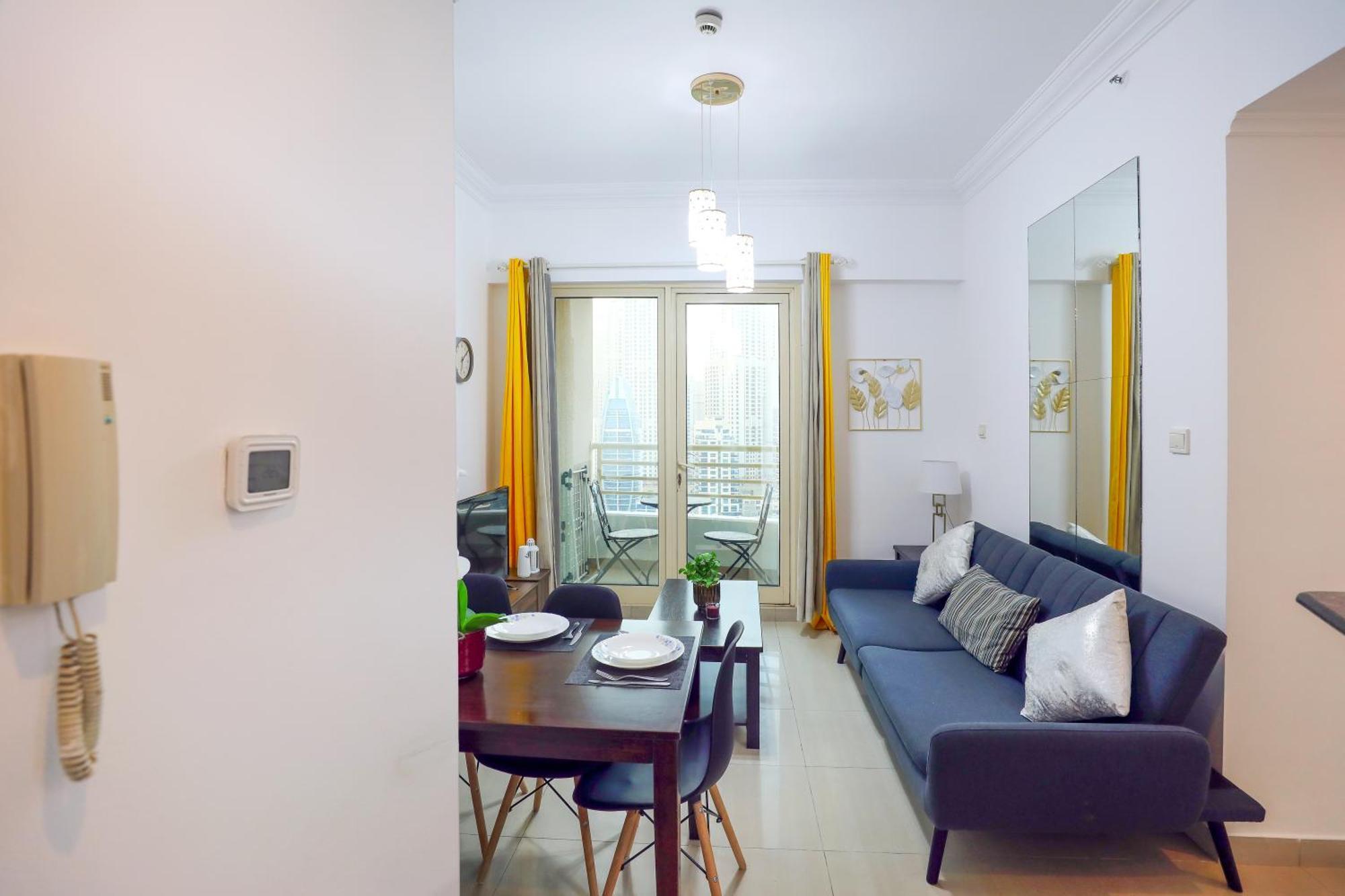 Apartamento Superb 1bed Marina View Pool Jbr Parking *