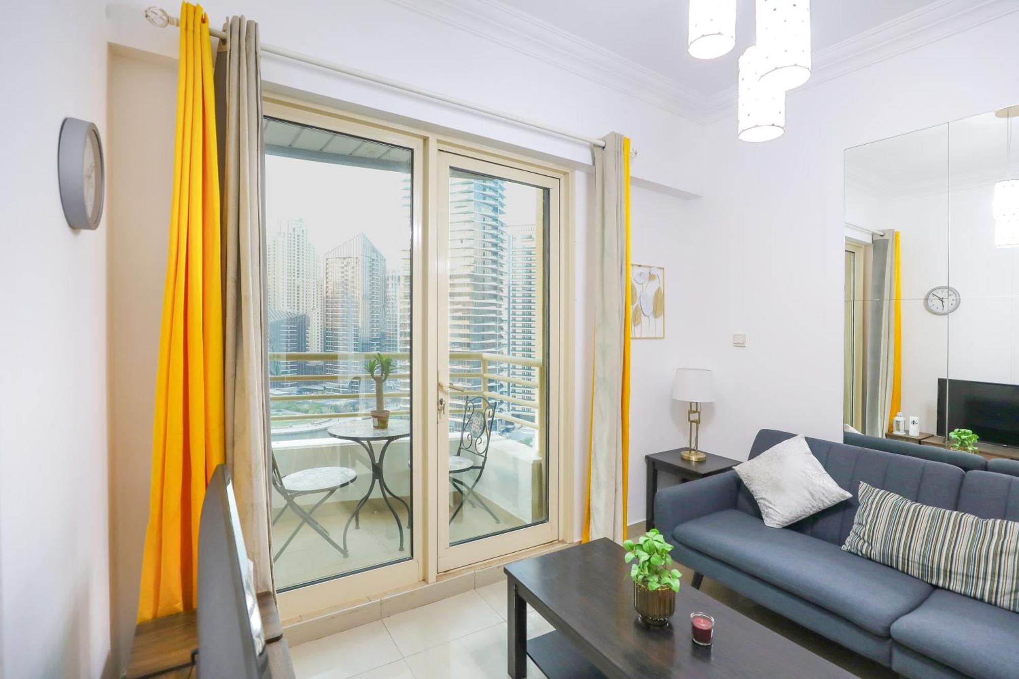 Apartamento Superb 1bed Marina View Pool Jbr Parking *