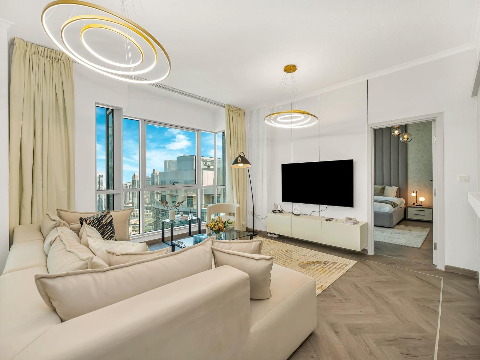 Luxe 4 Bedroom I Burj Khalifa & Fountain Views I Free Gym, Pool, Parking, Wi-fi And Ps5 I By Skyline Serenity * Dubái