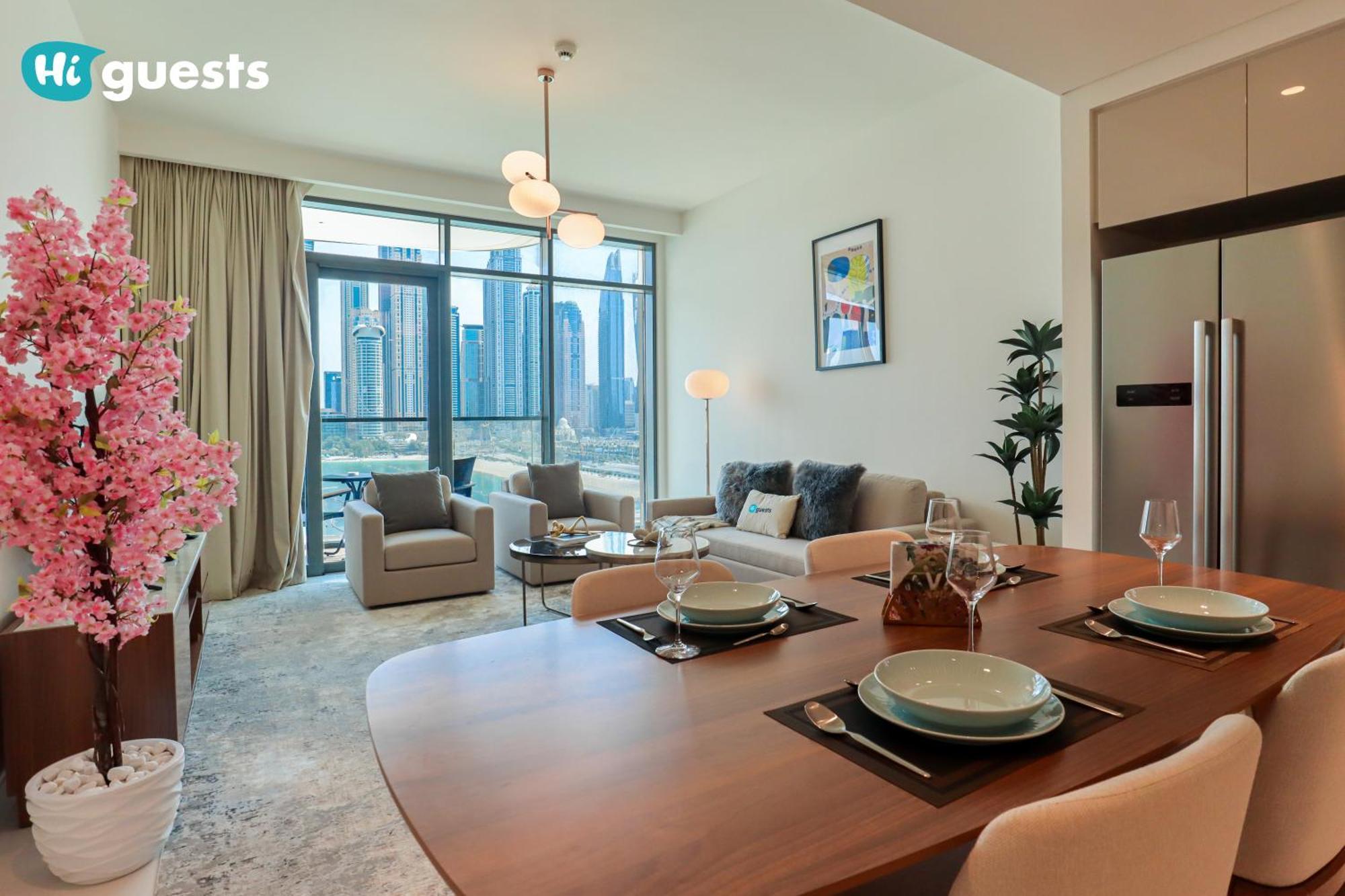 Higuests - Marina Vista Tower 1 With Views Of Marina And Ain Dubaï