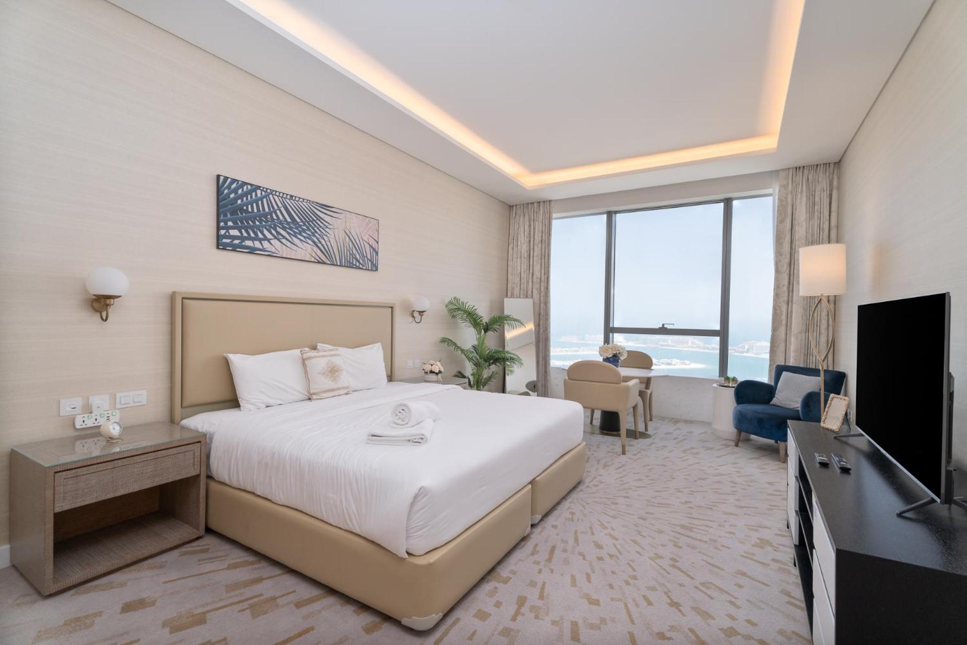 Nasma Luxury - Sea-view In Palm Tower With Full Amenities Lägenhet Dubai