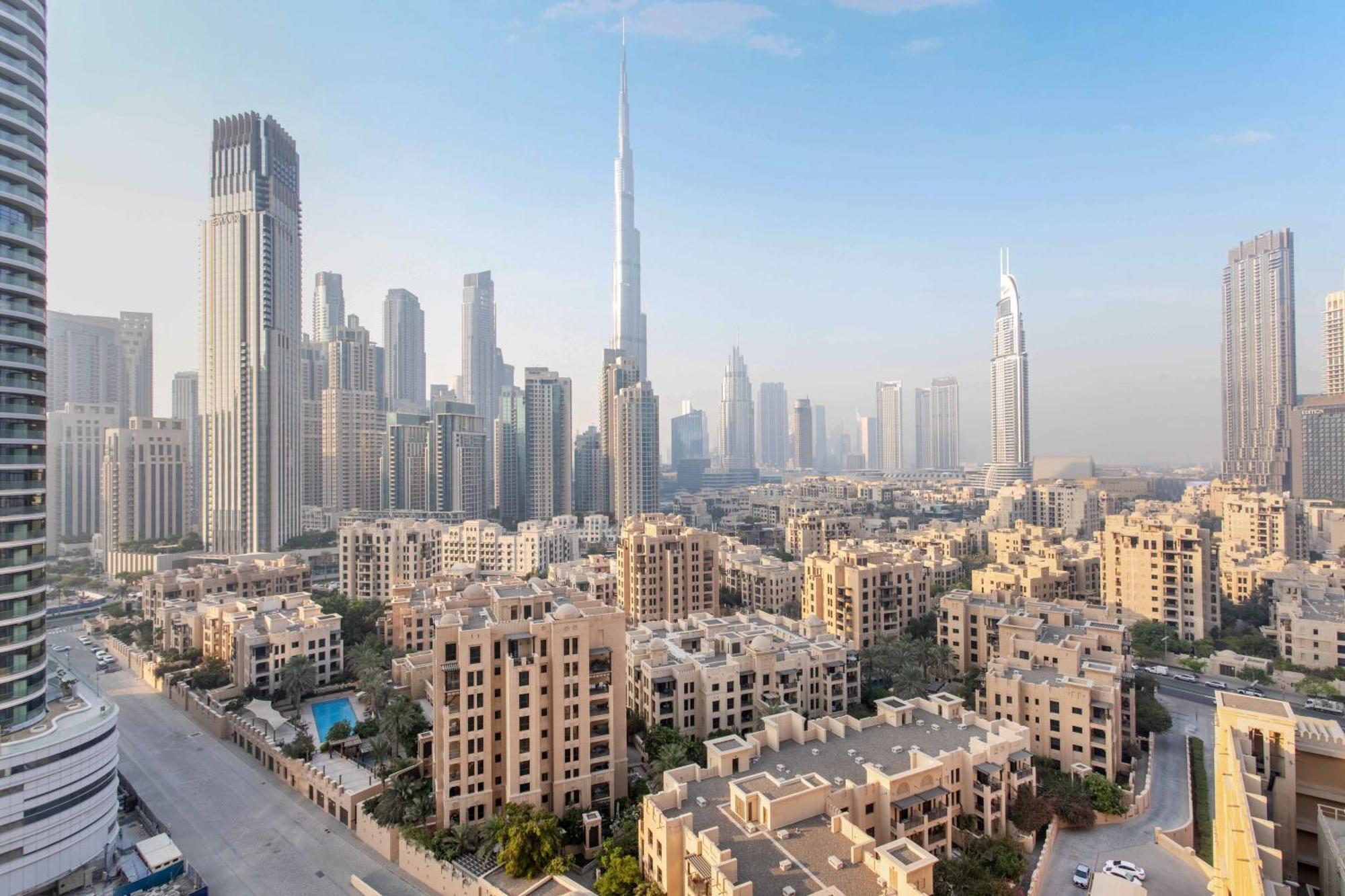 Stunning 2br In Bellevue Tower With Burj Khalifa & Skyscraper View