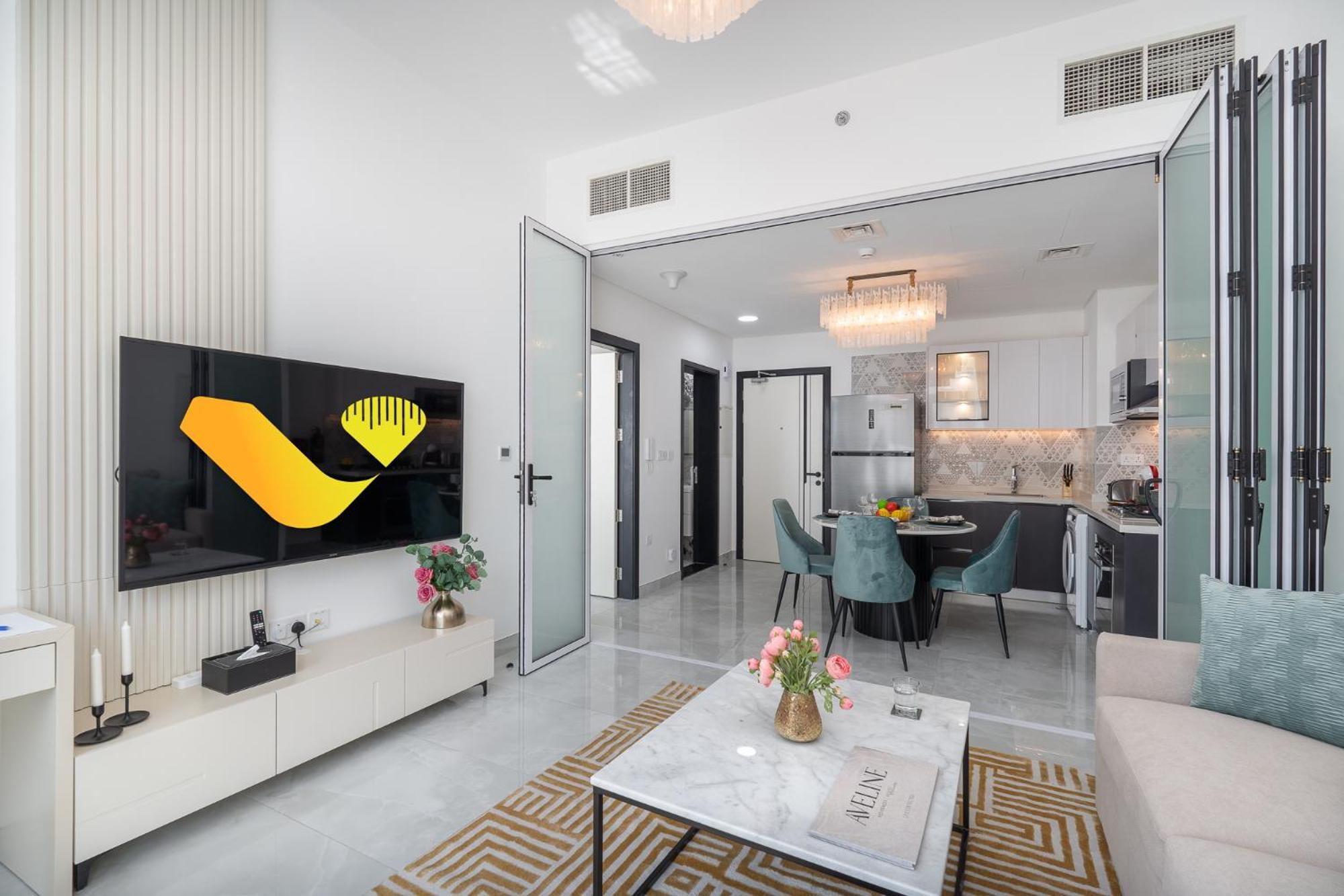Appartement Vogue Elegance At Pearlz Near Metro Dubaï