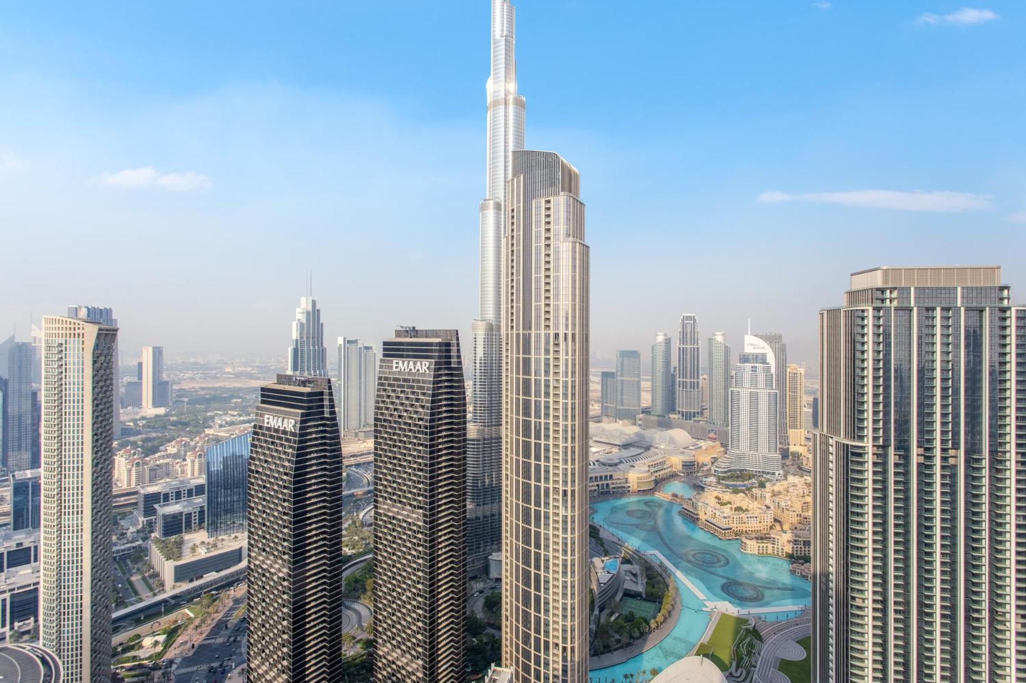 65th High Floor - 4 Bedroom With Opera, Fountain & Burj Khalifa View - Downtown - Tower 1 By Stayfinity For Max 9 Guests Lägenhet