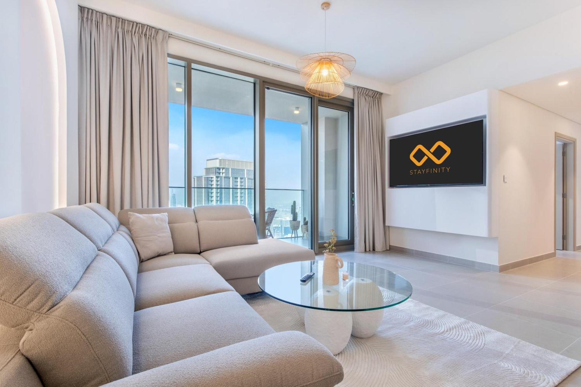 Lägenhet 65th High Floor - 4 Bedroom With Opera, Fountain & Burj Khalifa View - Downtown - Tower 1 By Stayfinity For Max 9 Guests Dubai