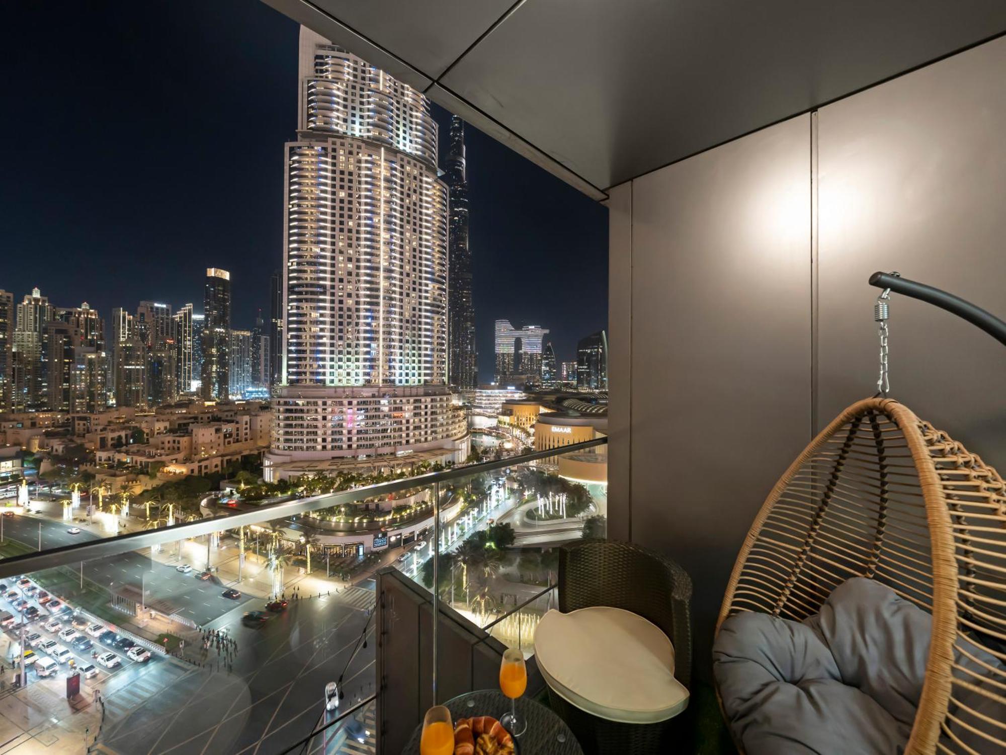 Appartement New! Ps5! Burj Khalifa View & Infinity Pool Dubaï