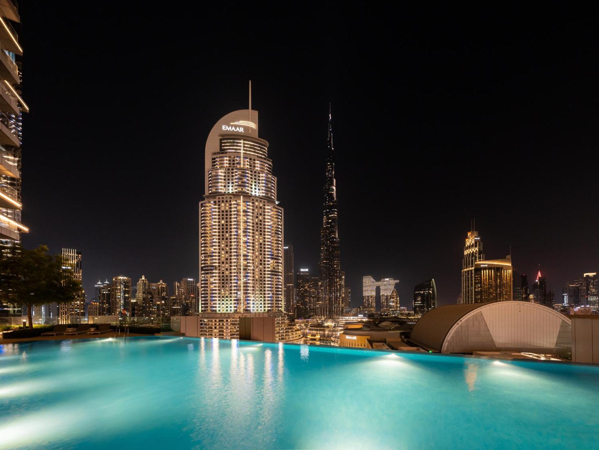 New! Ps5! Burj Khalifa View & Infinity Pool Appartement Dubaï