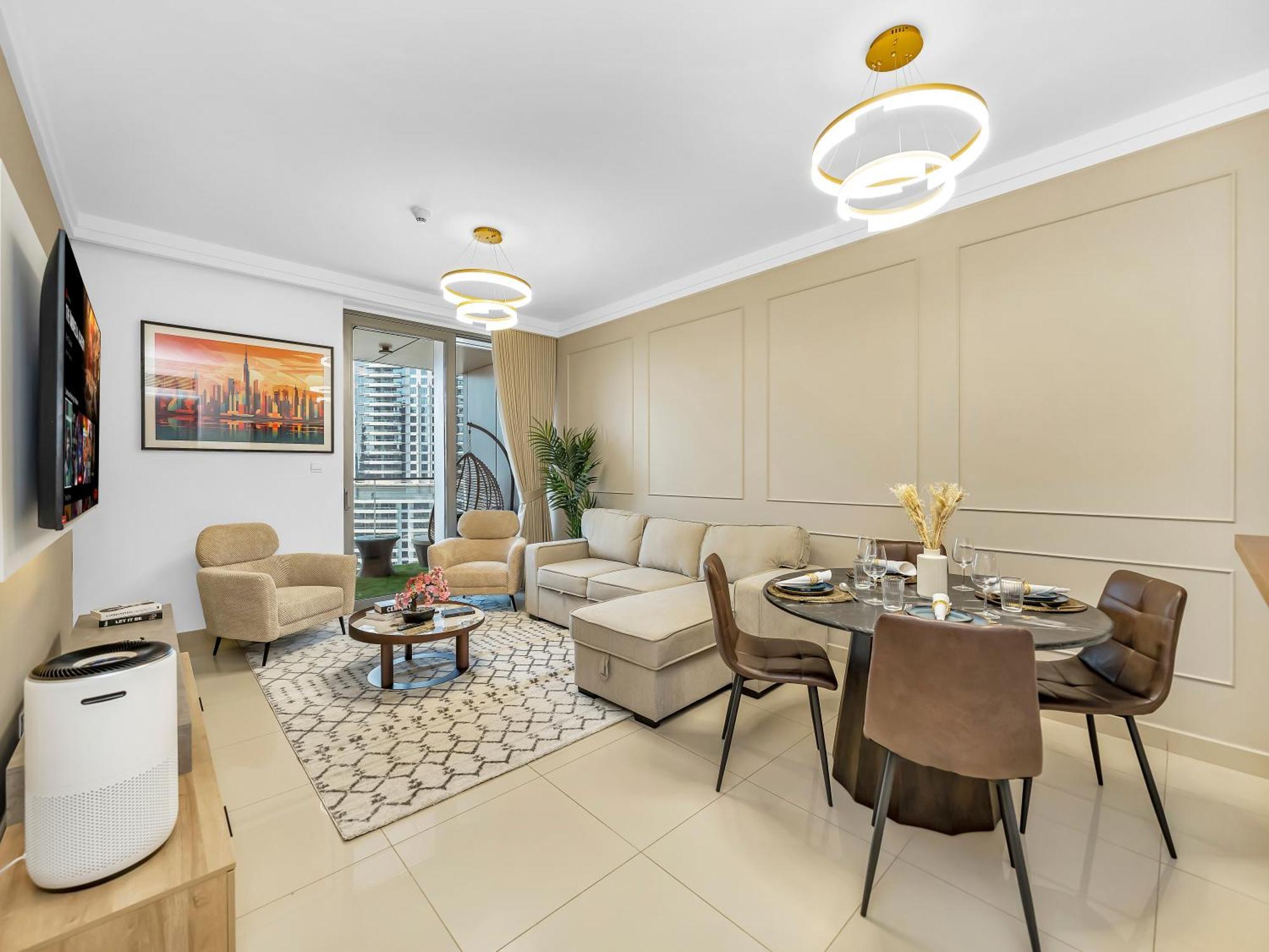 New! Ps5! Burj Khalifa View & Infinity Pool Apartamento *