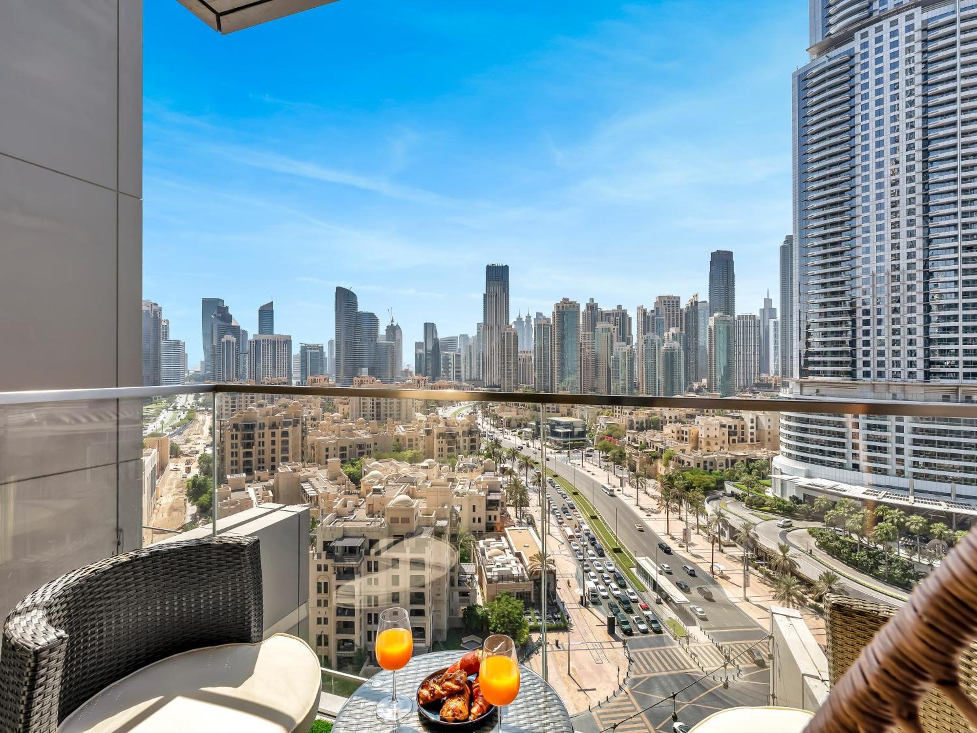 New! Ps5! Burj Khalifa View & Infinity Pool Appartement Dubaï