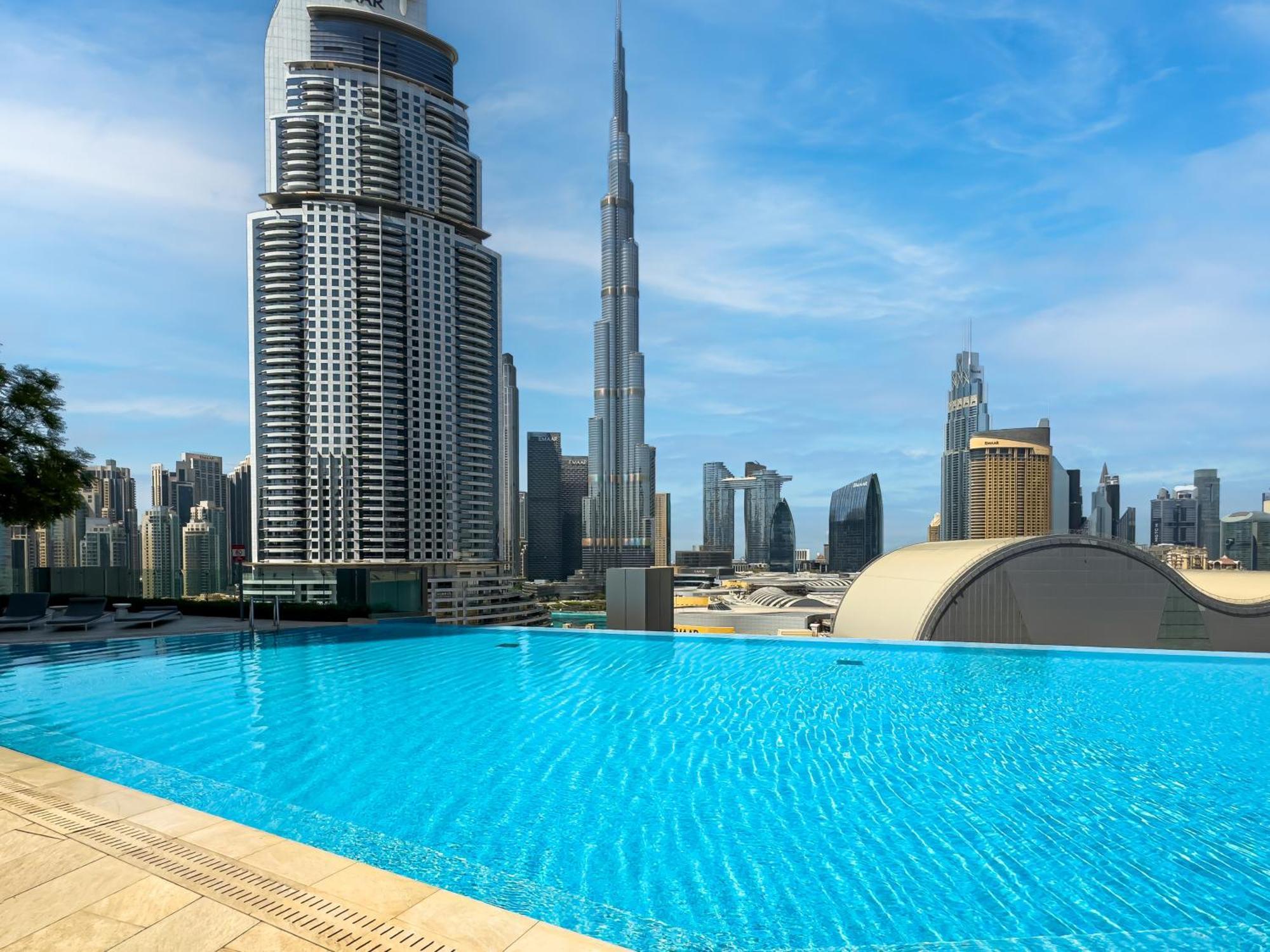 Appartement New! Ps5! Burj Khalifa View & Infinity Pool Dubaï