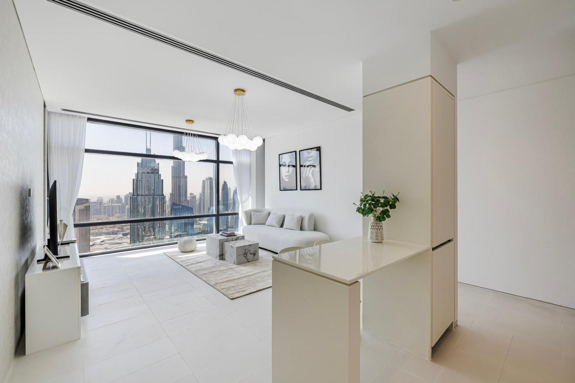 Lägenhet 1br Burj Khalifa View Index Tower Difc *
