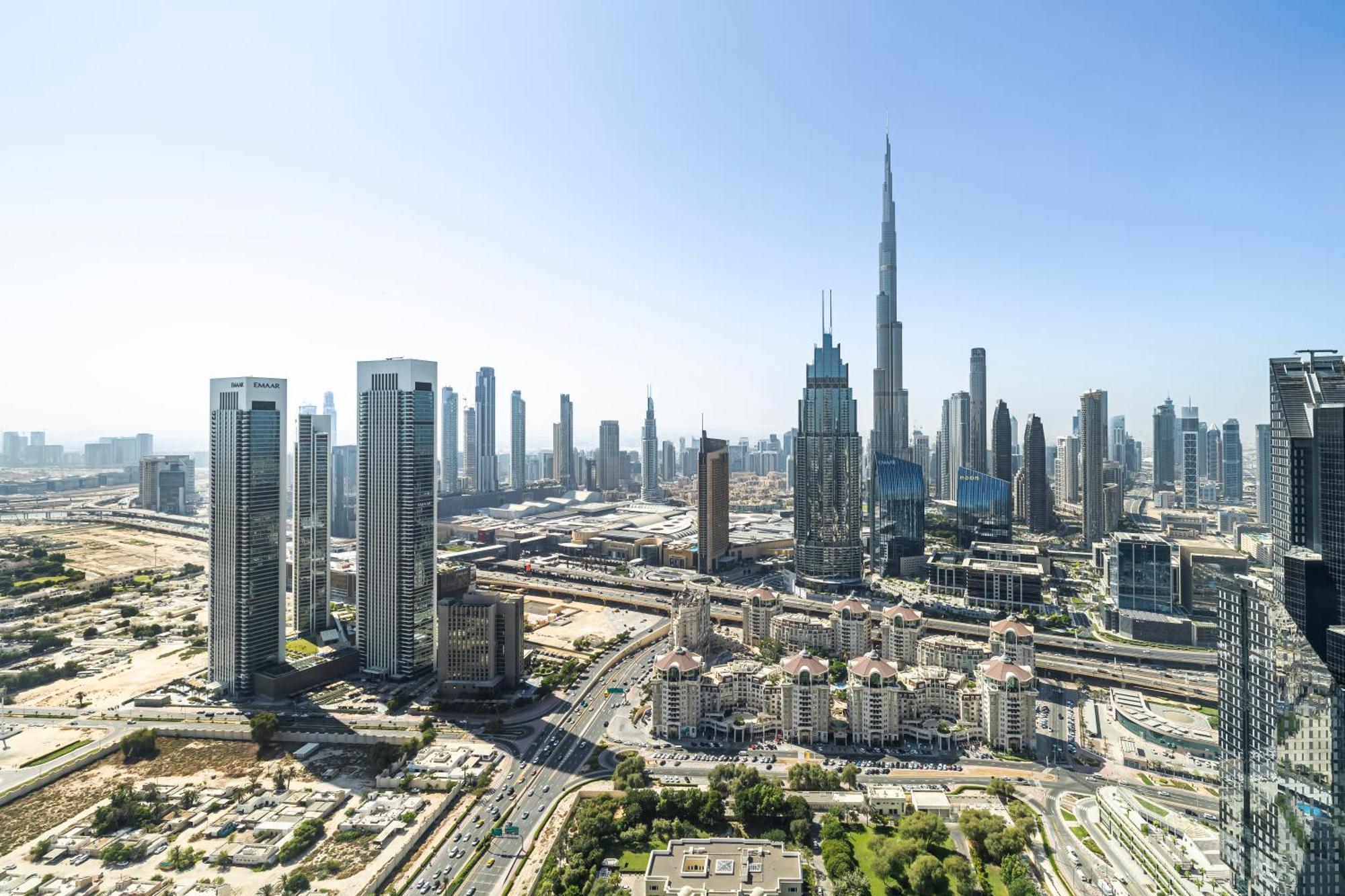 1br Burj Khalifa View Index Tower Difc Lägenhet *