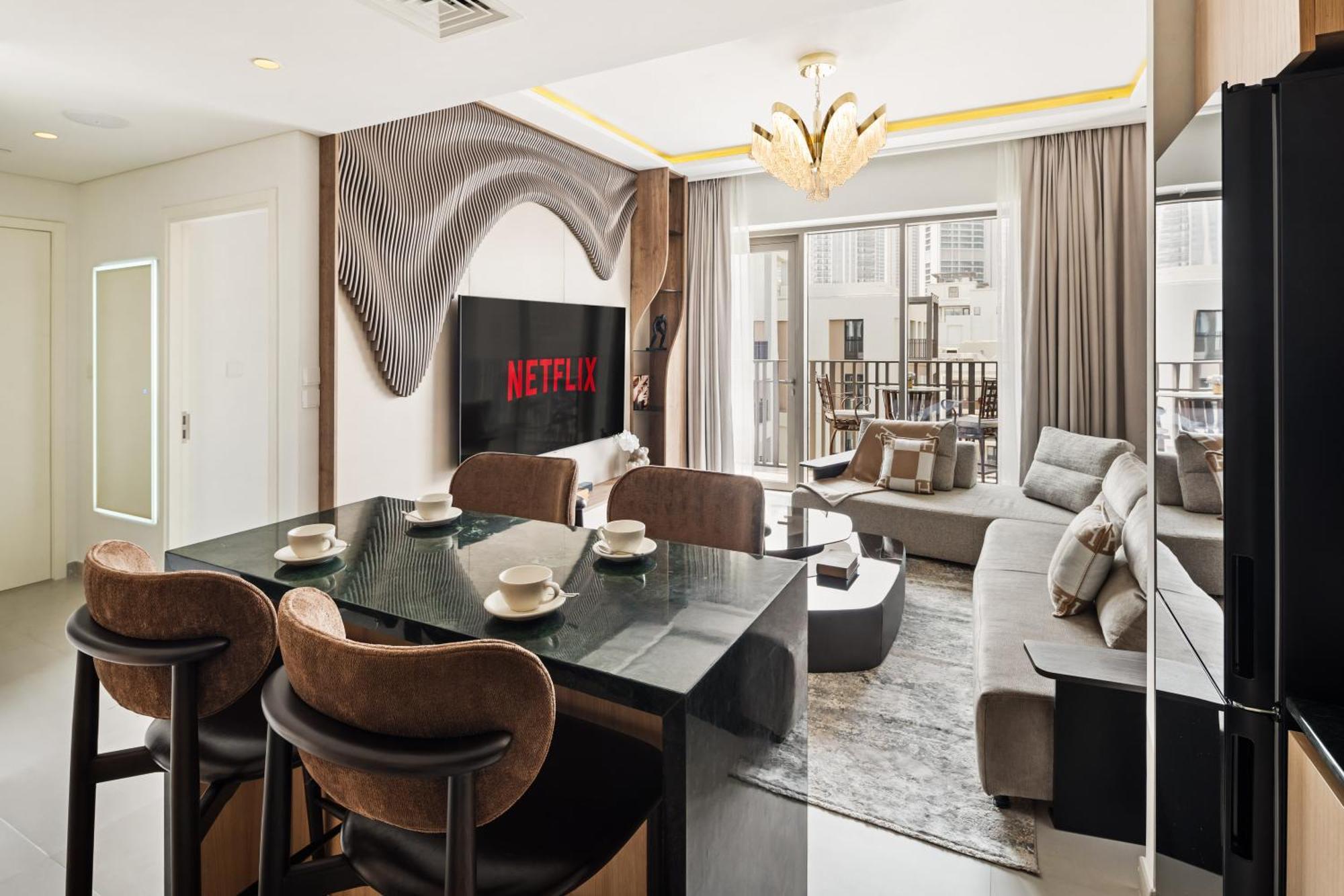 Appartement Luxury Getaway At Creek Harbour - By Dustay Dubai