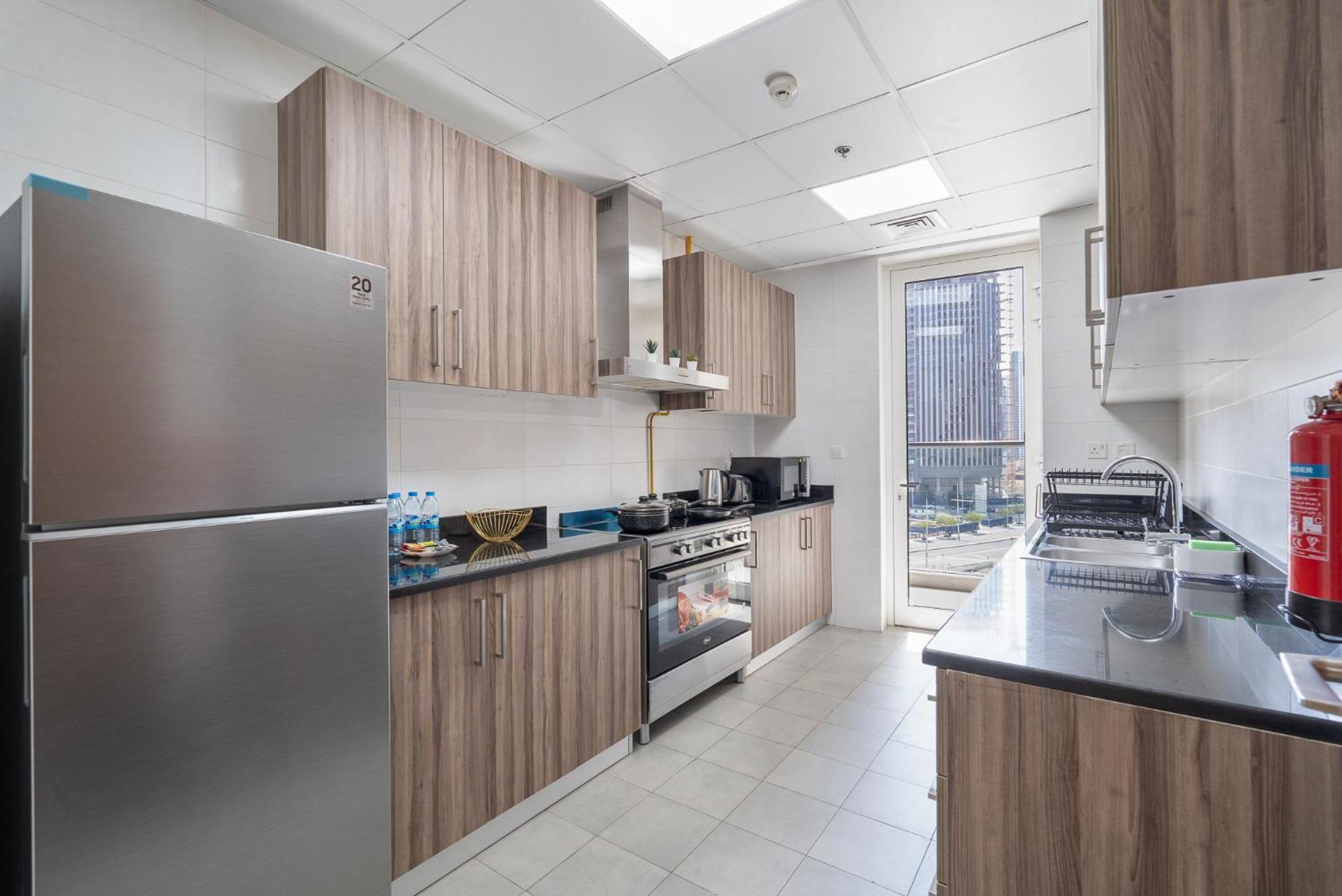 Apartamento Dunya Tower Luxury And 2 Min Walk To Mall And Burj Khalifa In Heart Of Downtown
