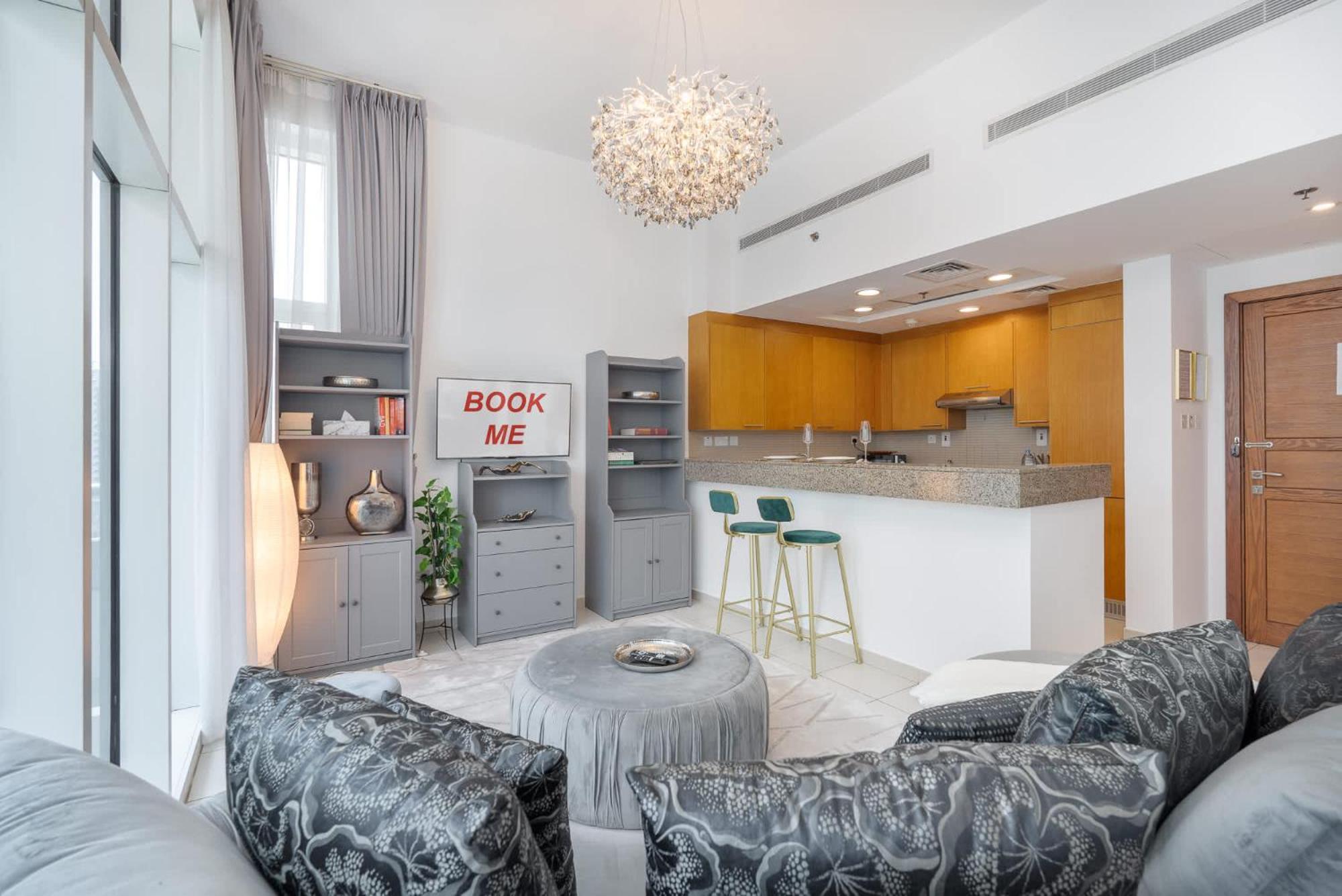 Dazzling In Business Bay With Stunning Views Lägenhet