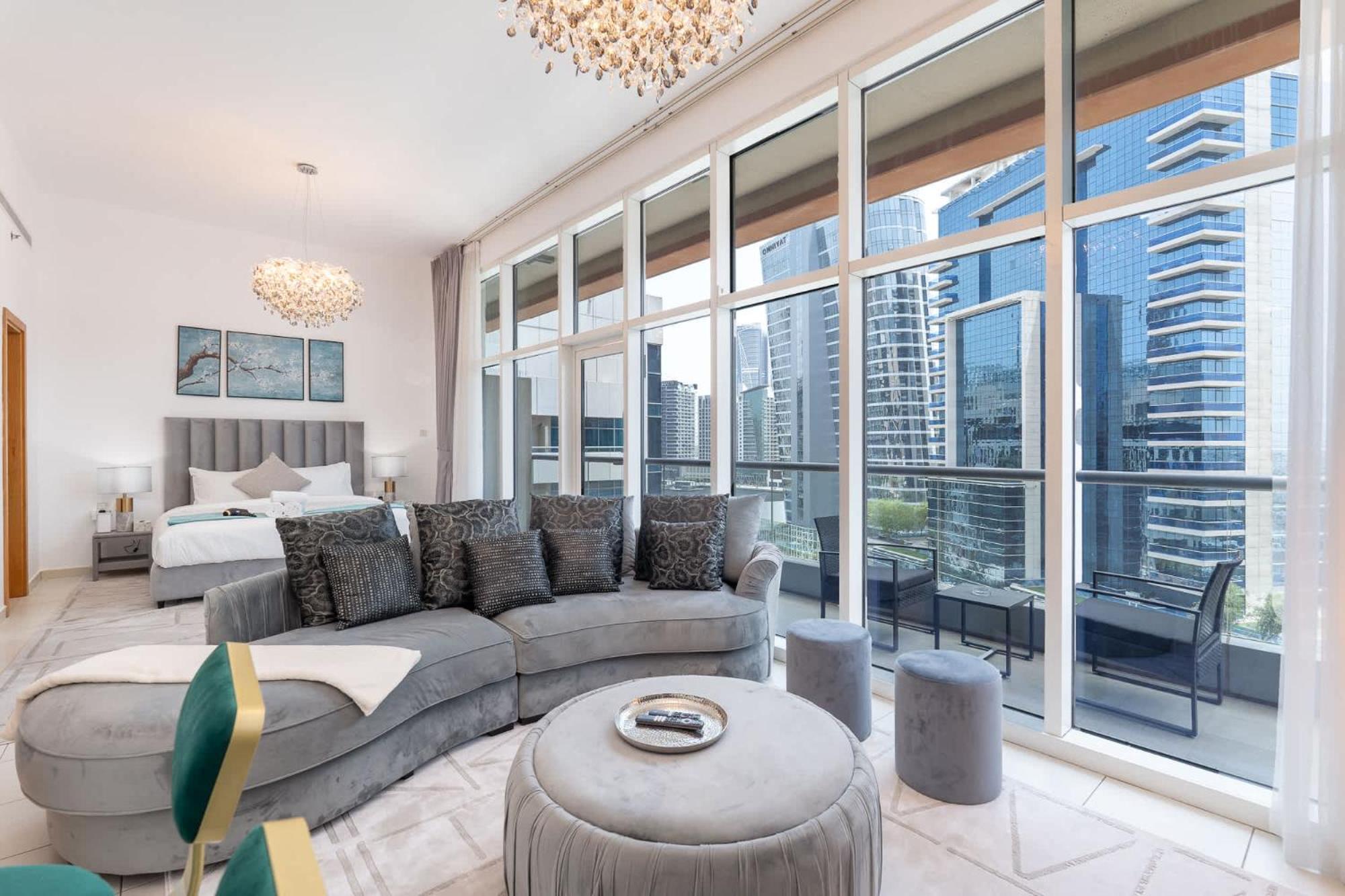 Lägenhet Dazzling In Business Bay With Stunning Views