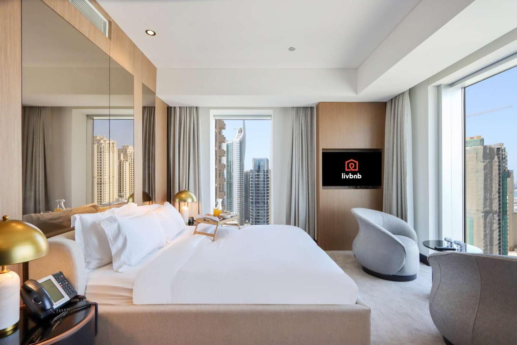 Livbnb - Luxurious 1br In Jw Marriott & Marina Views * Dubaï