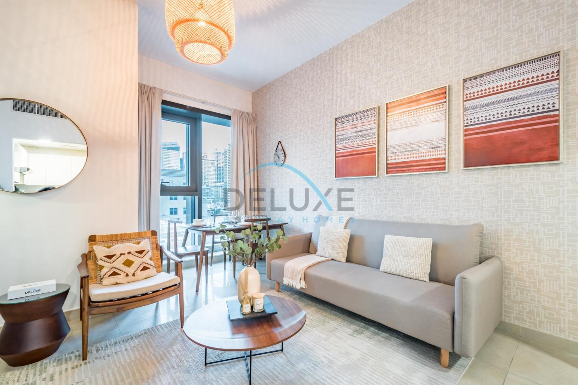 Apartamento Cozy 1br Getaway In Sparkle Tower 3, Marina Buy Deluxe Homes Dubái