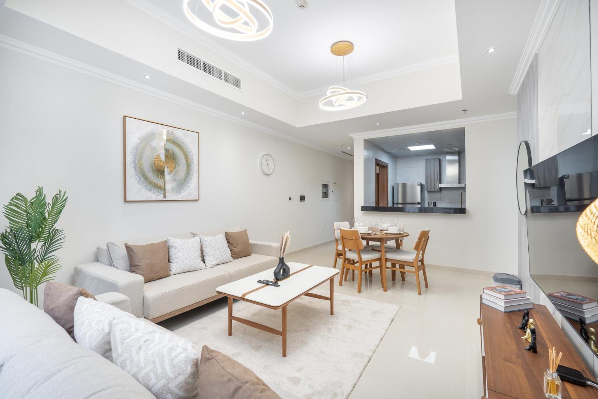 Heaven Crest Downtown - And 1 Bedroom 2 Minute Walk To Mall And Burj Khalifa Lägenhet