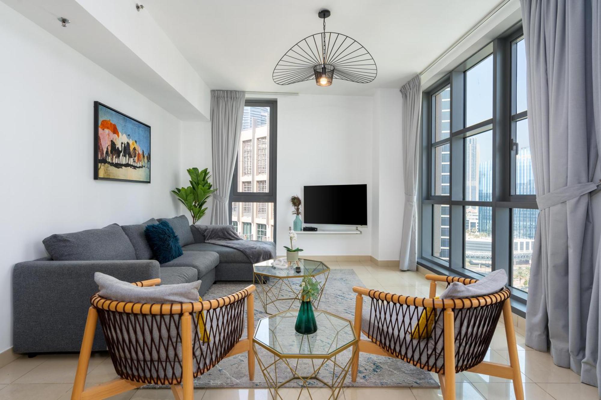 Apartment Burj Khalifa Views - 5 Min Walk From Mall - Upgraded - Designer Choice - 8 People - Opera *
