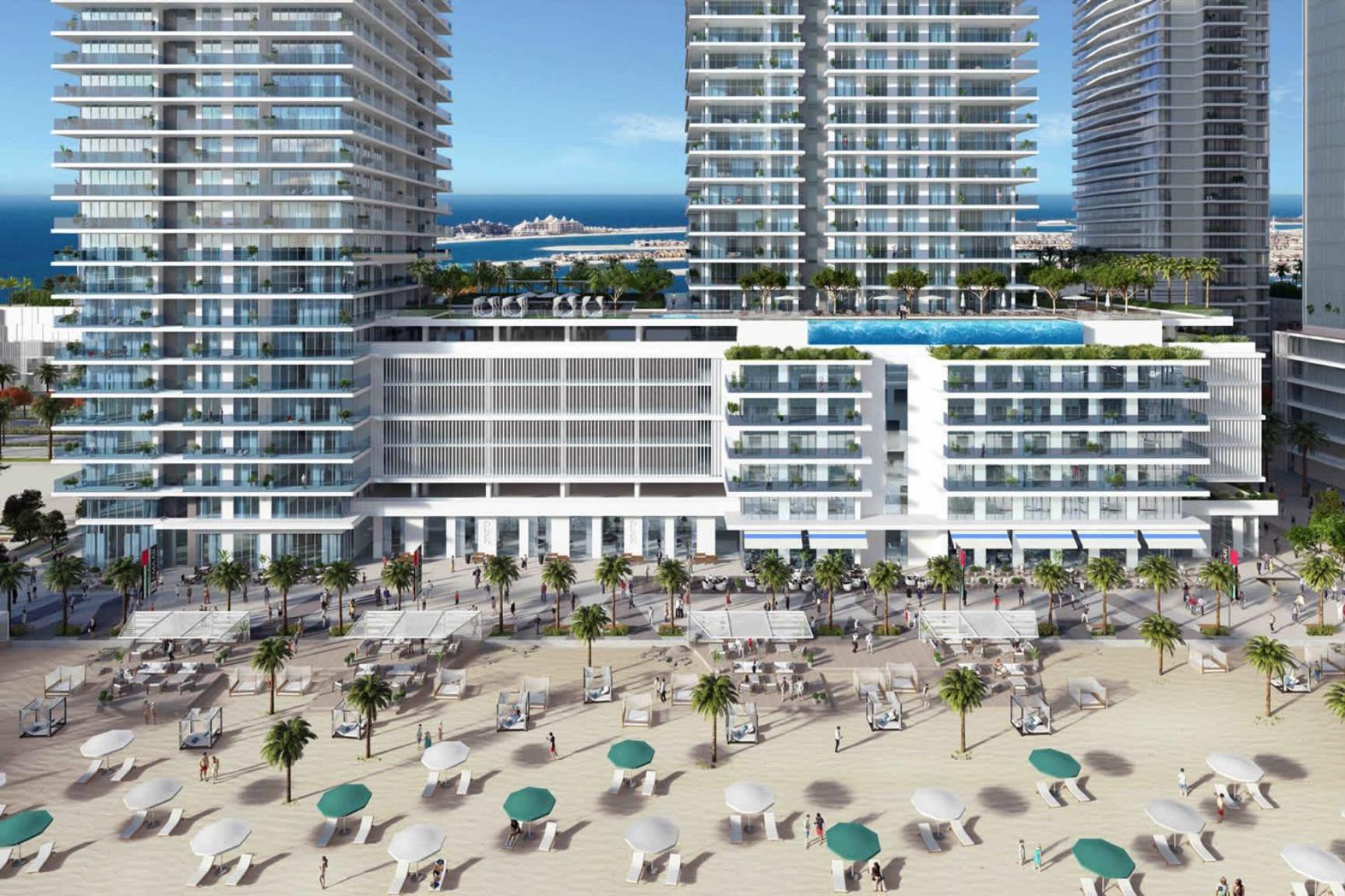 Livbnb - 2br With Stunning Views, Beachfront Living Appartement Dubaï