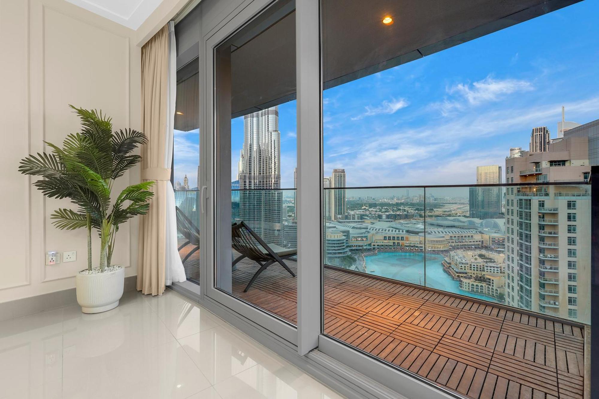 First Class 3br With Full Burj Khalifa And Fountain View Dubái