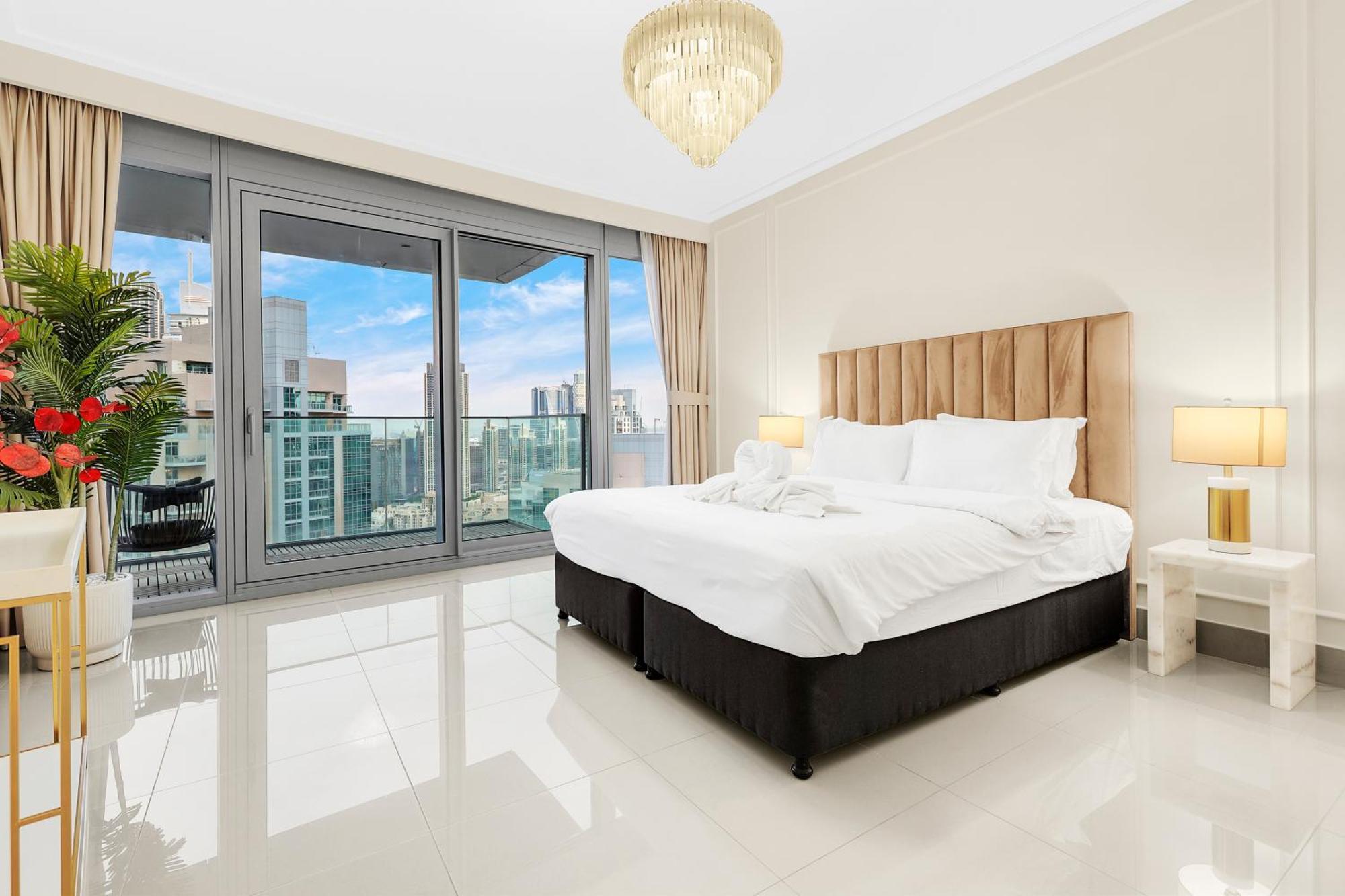 Apartamento First Class 3br With Full Burj Khalifa And Fountain View